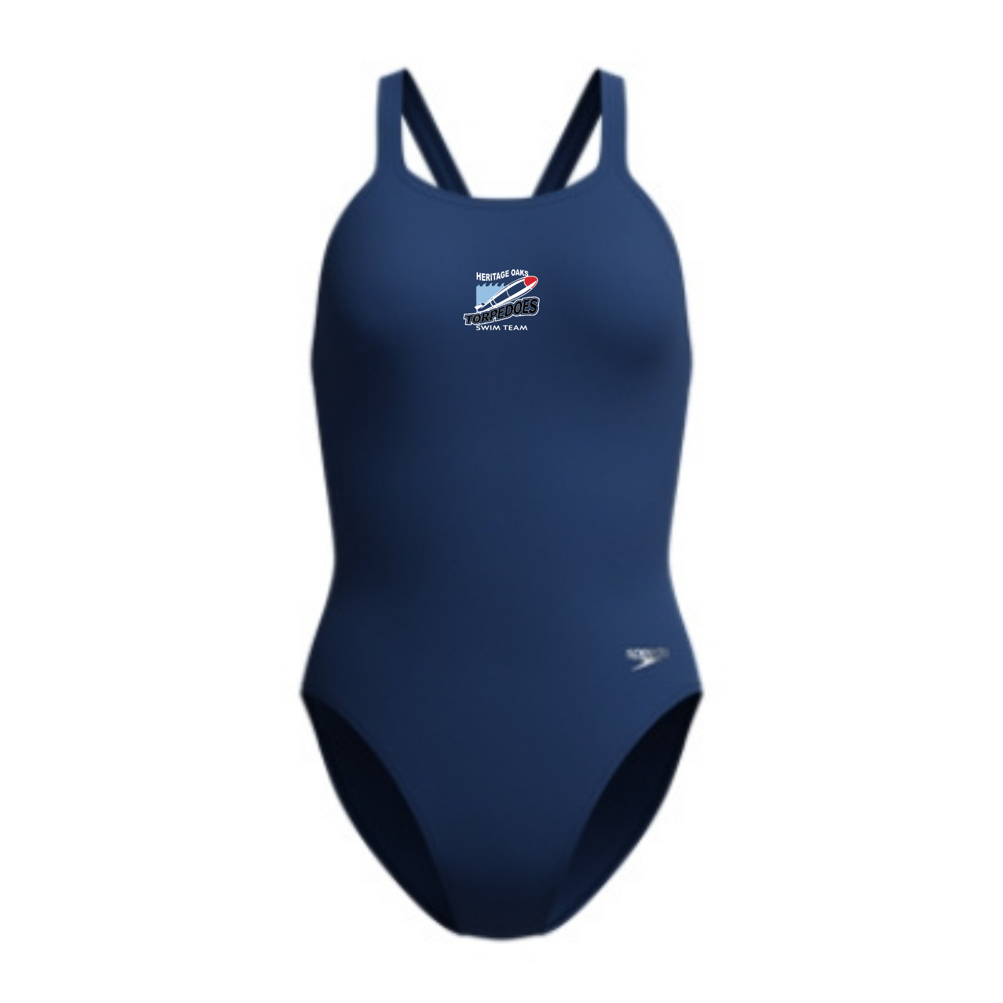 Speedo Endurasoft Solid Leaderback (Embroidered) - Heritage Oaks