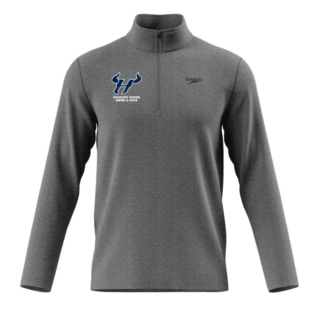 Speedo Unisex Lightweight Jersey 1/4 Zip (Customized) - Hickory Ridge HS