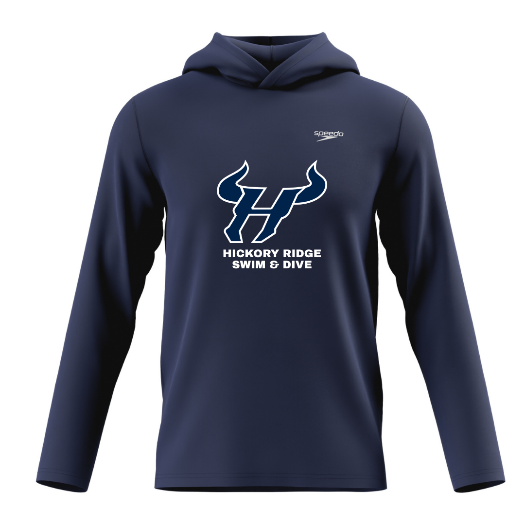 Speedo Unisex Lightweight Jersey Hoodie (Customized) - Hickory Ridge HS