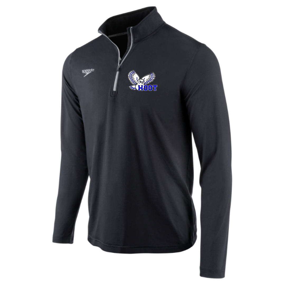 Speedo Jersey 1/4 Zip Long Sleeve T-Shirt (Customized) - Holly Oaks