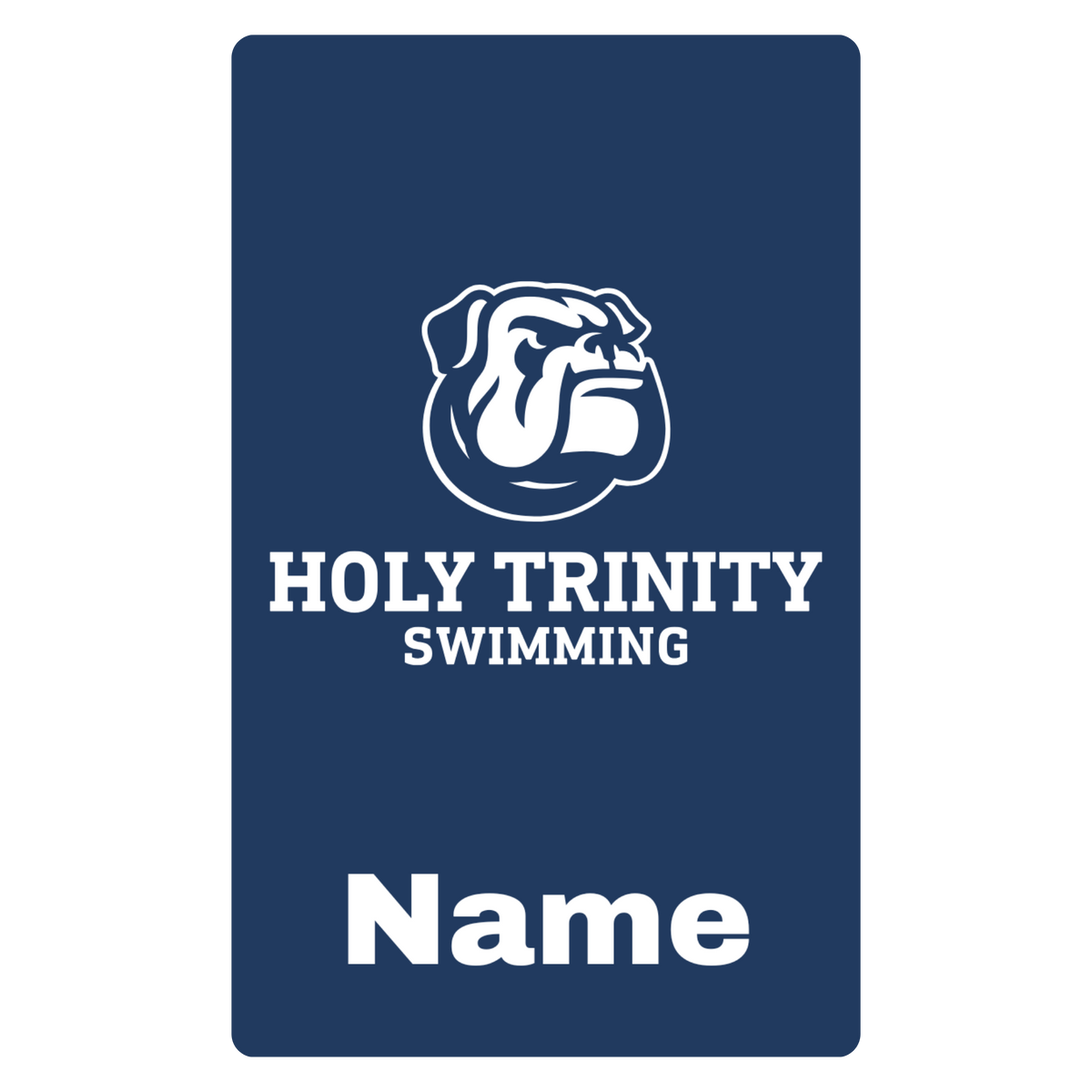 Aluminum Bag Tag (Customized) - Holy Trinity