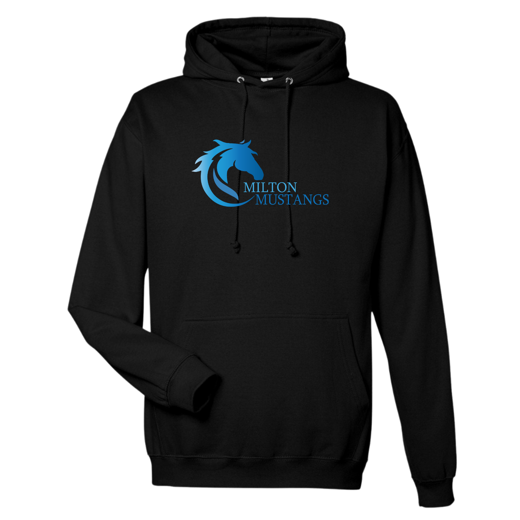 Medium Weight Unisex Hooded Sweatshirt (Customized) - Milton Mustangs
