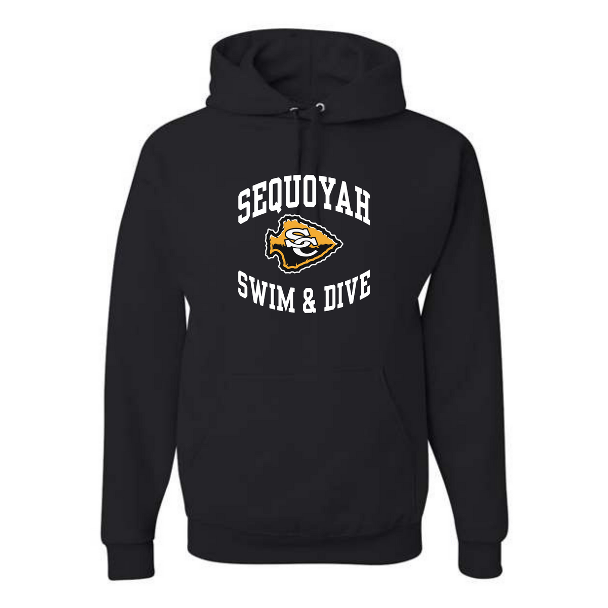 Medium Weight Unisex Hooded Sweatshirt (Customized) - Sequoyah High School