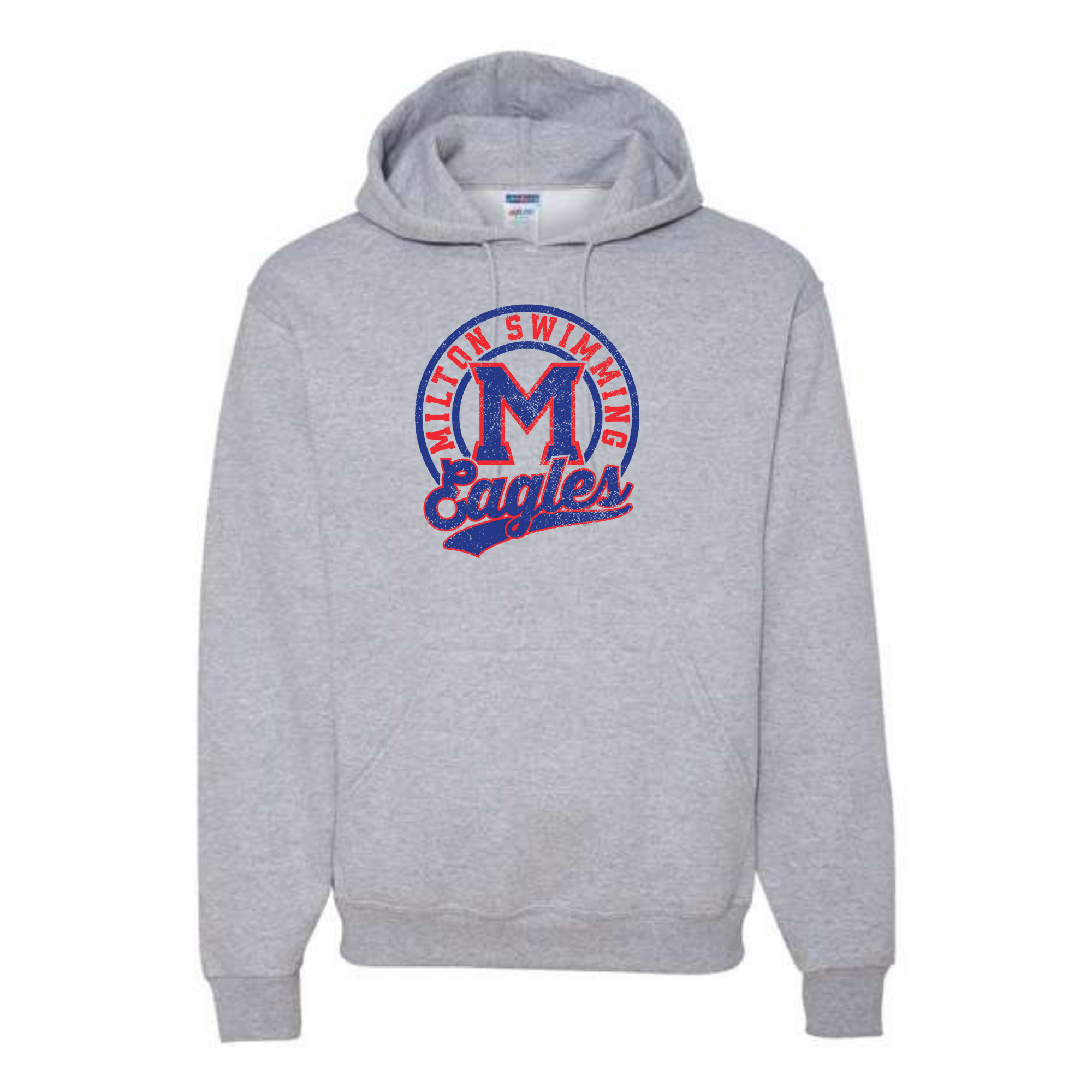 Medium Weight Unisex Hooded Sweatshirt Circle Design (Customized) - Milton