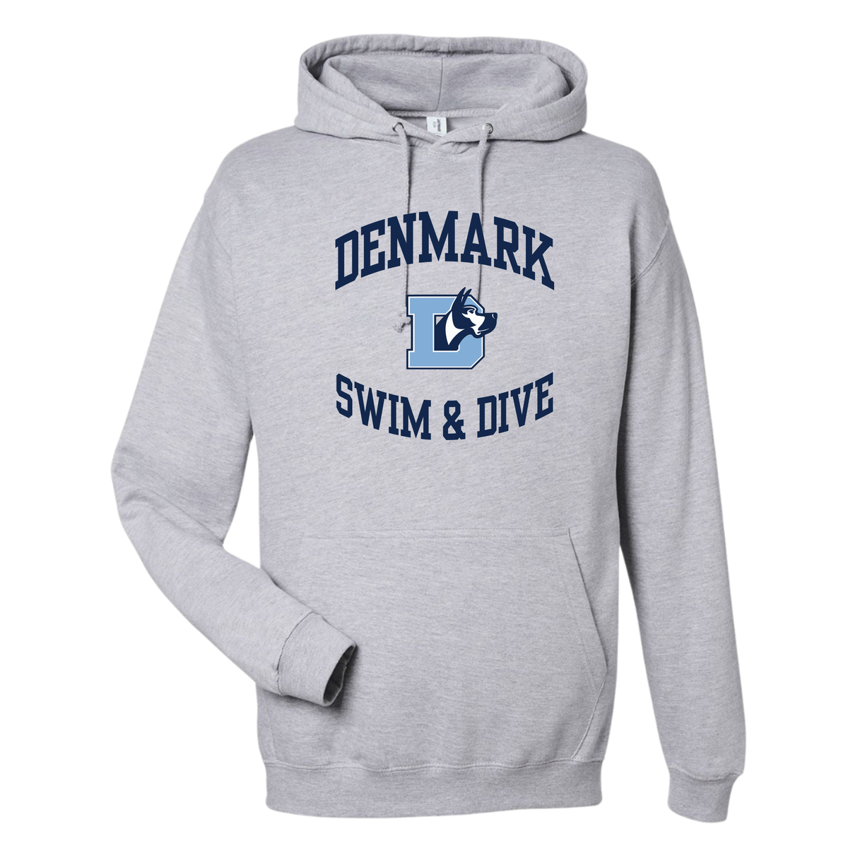 Medium Weight Unisex Hooded Sweatshirt (Heat Pressed) - Denmark