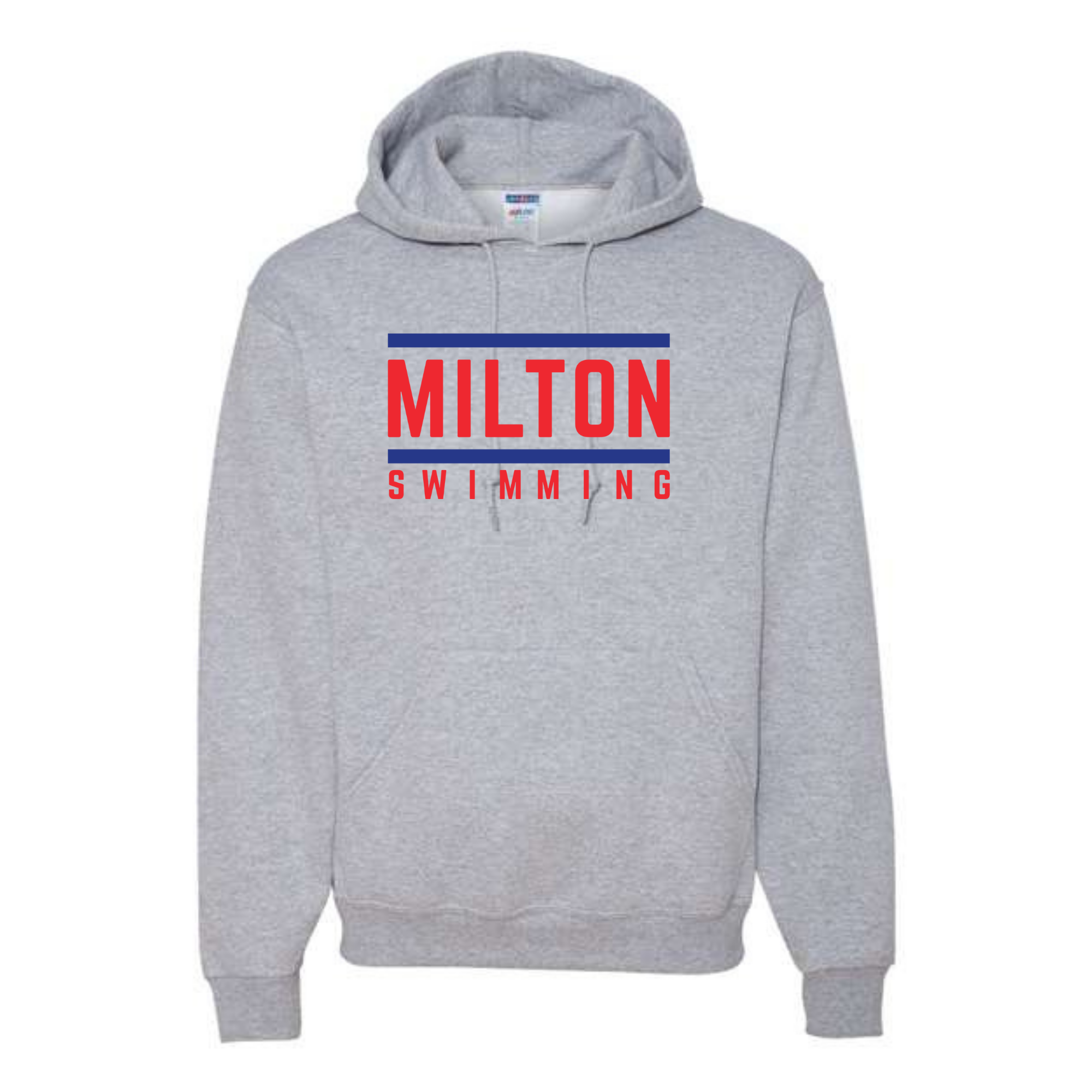 Medium Weight Unisex Hooded Sweatshirt Line Design (Customized) - Milton