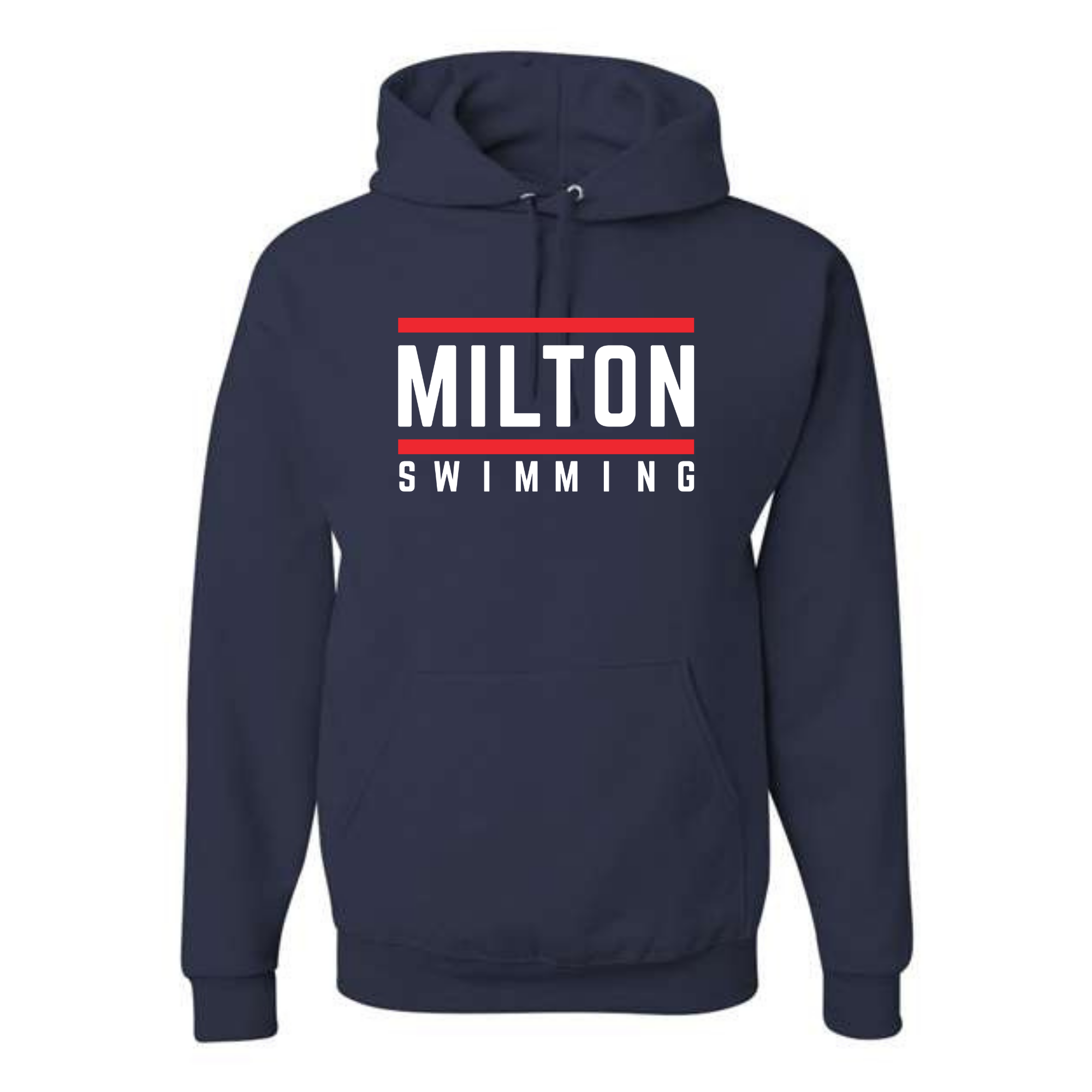 Medium Weight Unisex Hooded Sweatshirt Line Design (Customized) - Milton