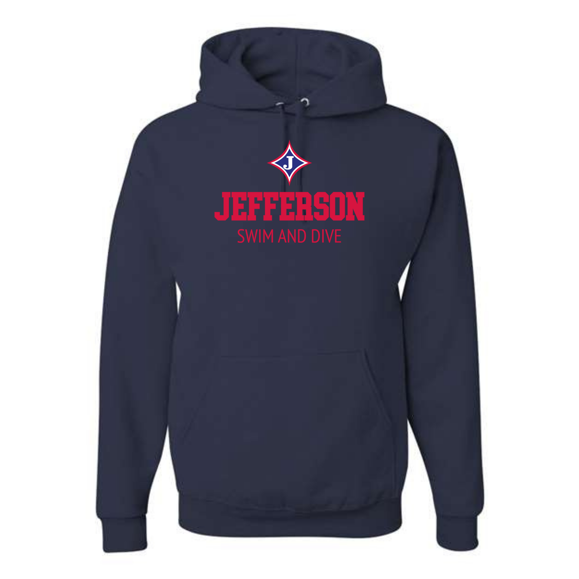 Medium Weight Unisex Hooded Sweatshirt (Customized) - Jefferson