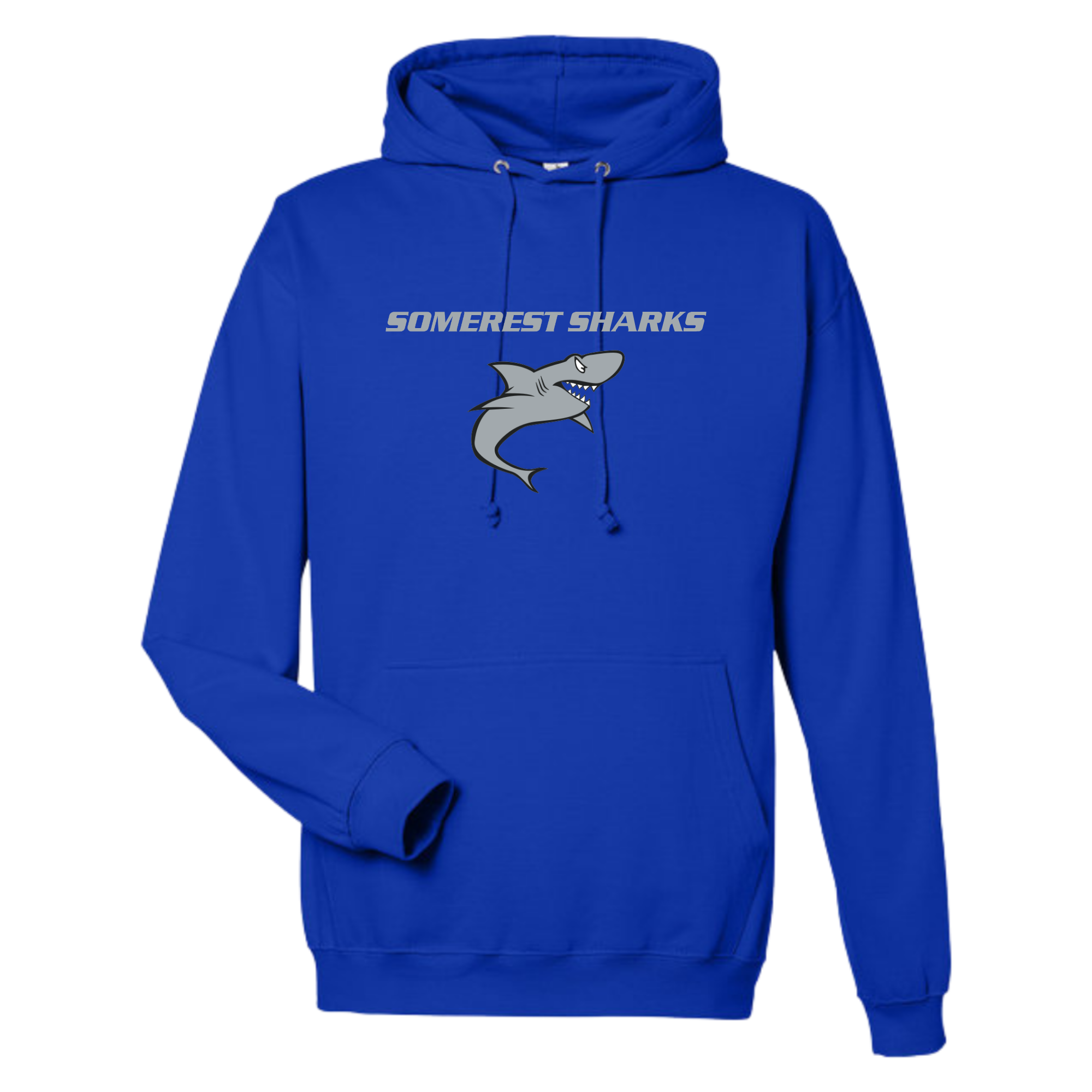 Medium Weight Unisex Hooded Sweatshirt (Customized) - Somerset Sharks