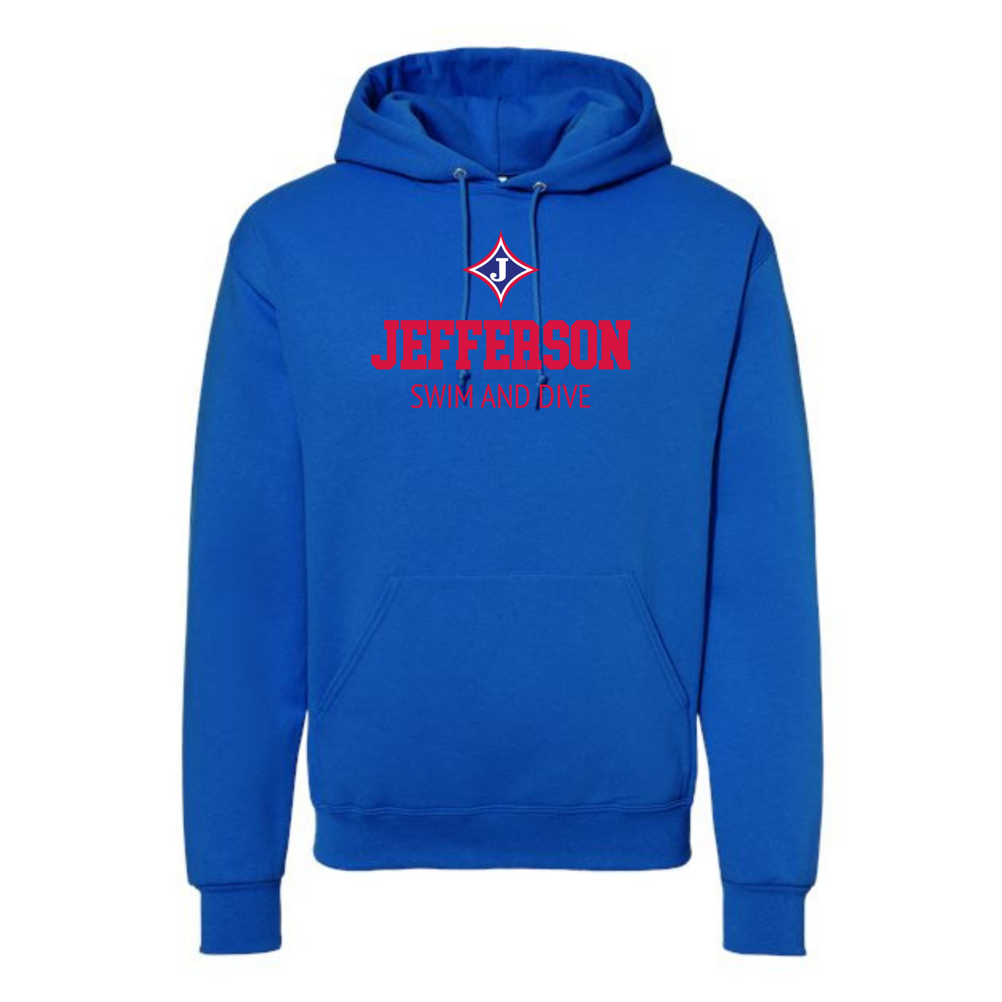 Medium Weight Unisex Hooded Sweatshirt (Customized) - Jefferson
