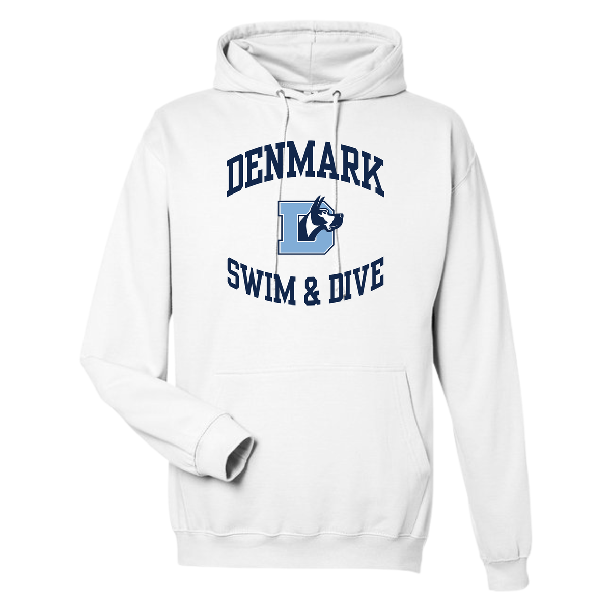 Medium Weight Unisex Hooded Sweatshirt (Heat Pressed) - Denmark