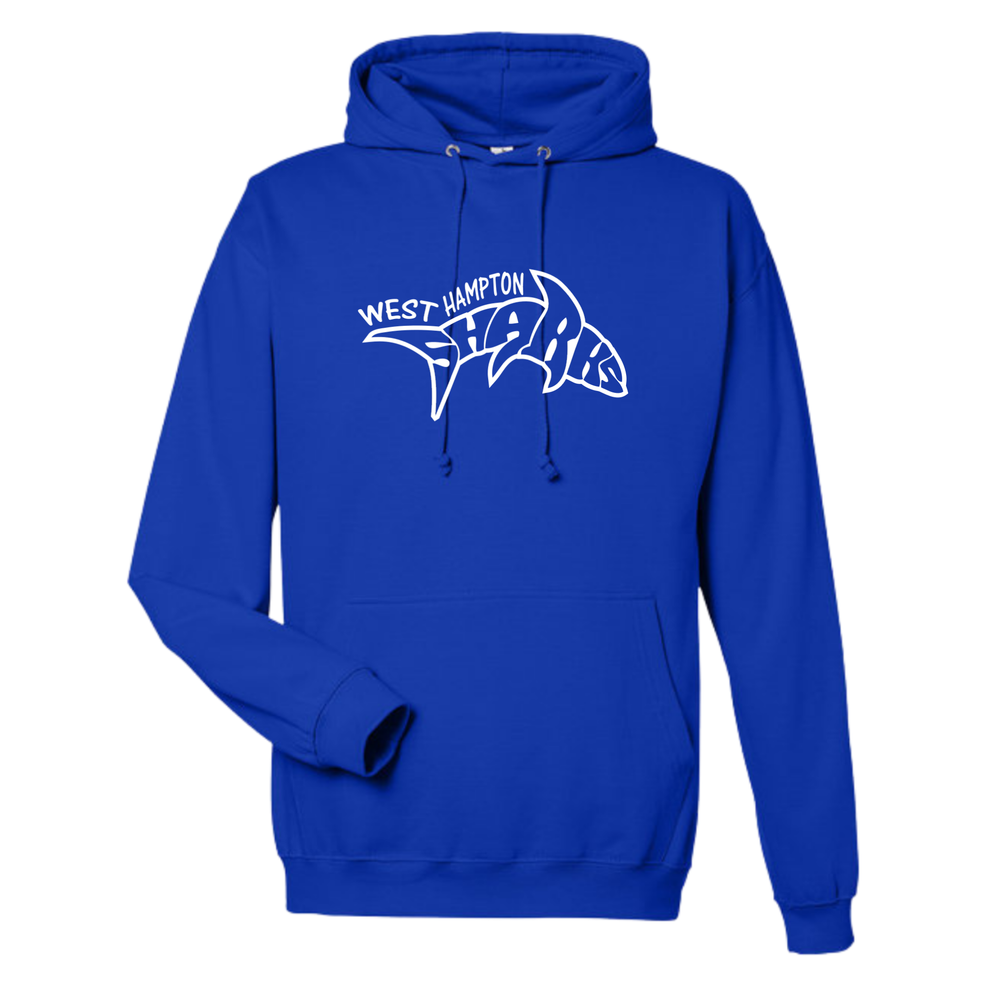 Medium Weight Unisex Hooded Sweatshirt (Customized) - West Hampton Sharks