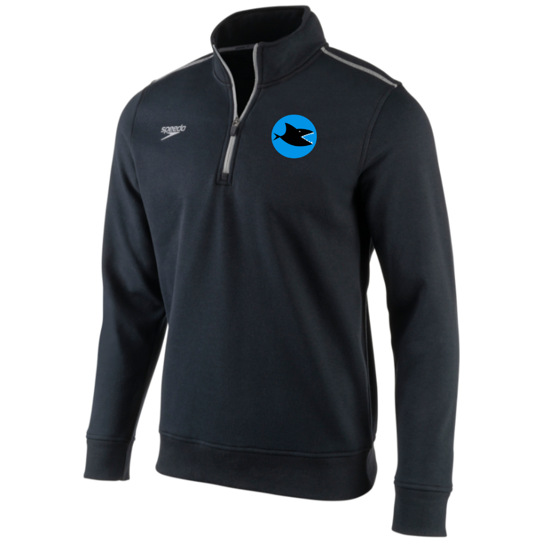 Speedo Jersey 1/4 Zip Long Sleeve T-Shirt - Isle of Hope