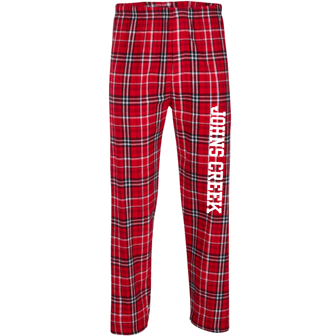 Boxercraft Flannel Pants (Customized) - John's Creek High School