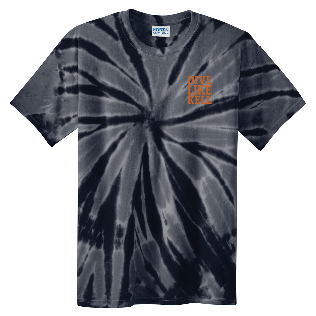 Kell Dive Tie Dye Short Sleeve T-Shirt (Heat Pressed) - Kell High School