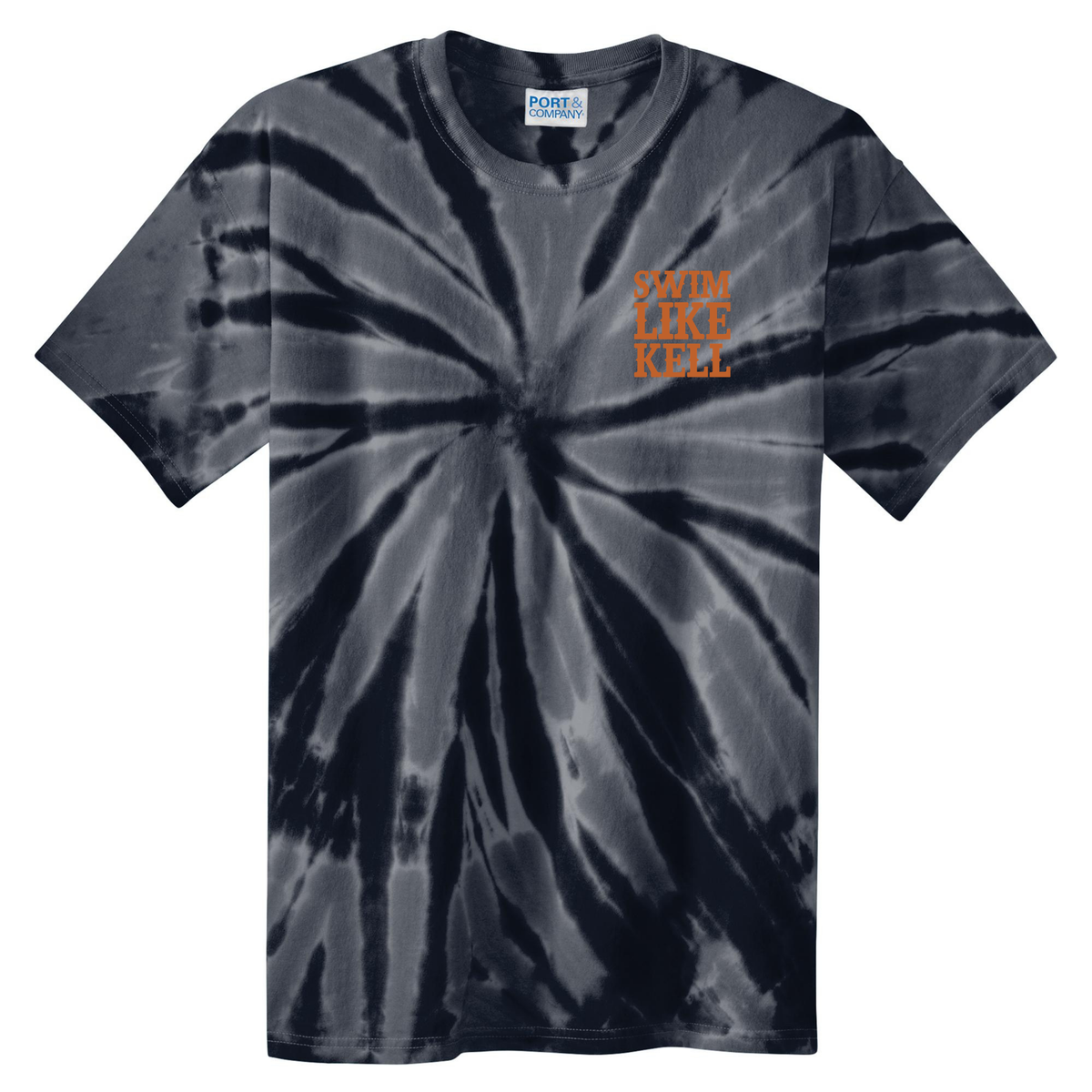 Kell Swim Tie Dye Short Sleeve T-Shirt (Heat Pressed) - Kell High School
