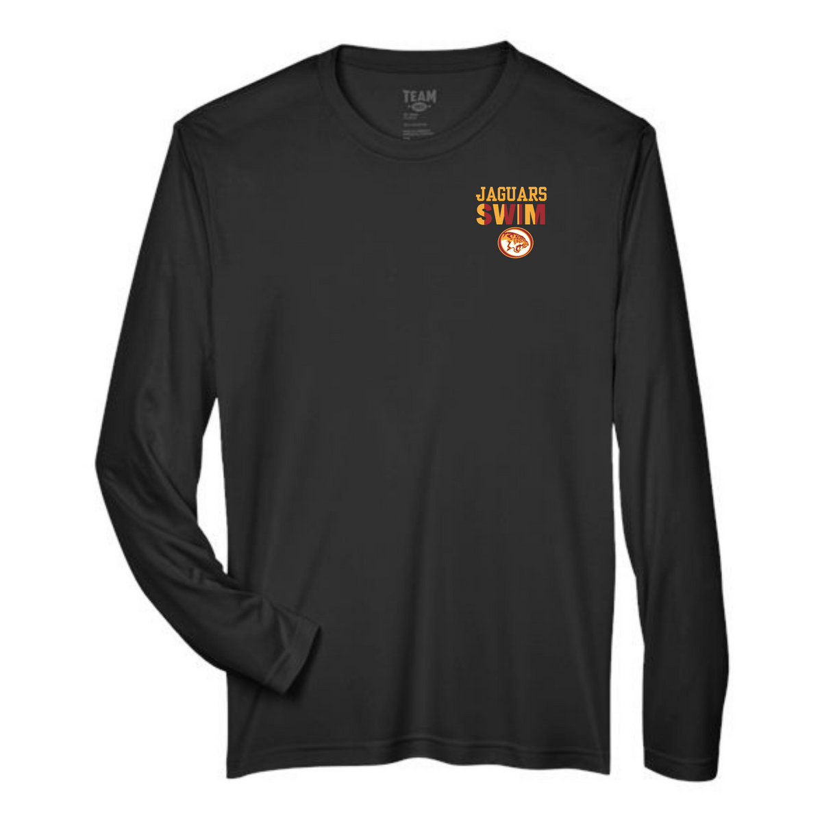 'Swim Mom' Performance Long-Sleeve Tee (Heat Pressed) - King Middle School