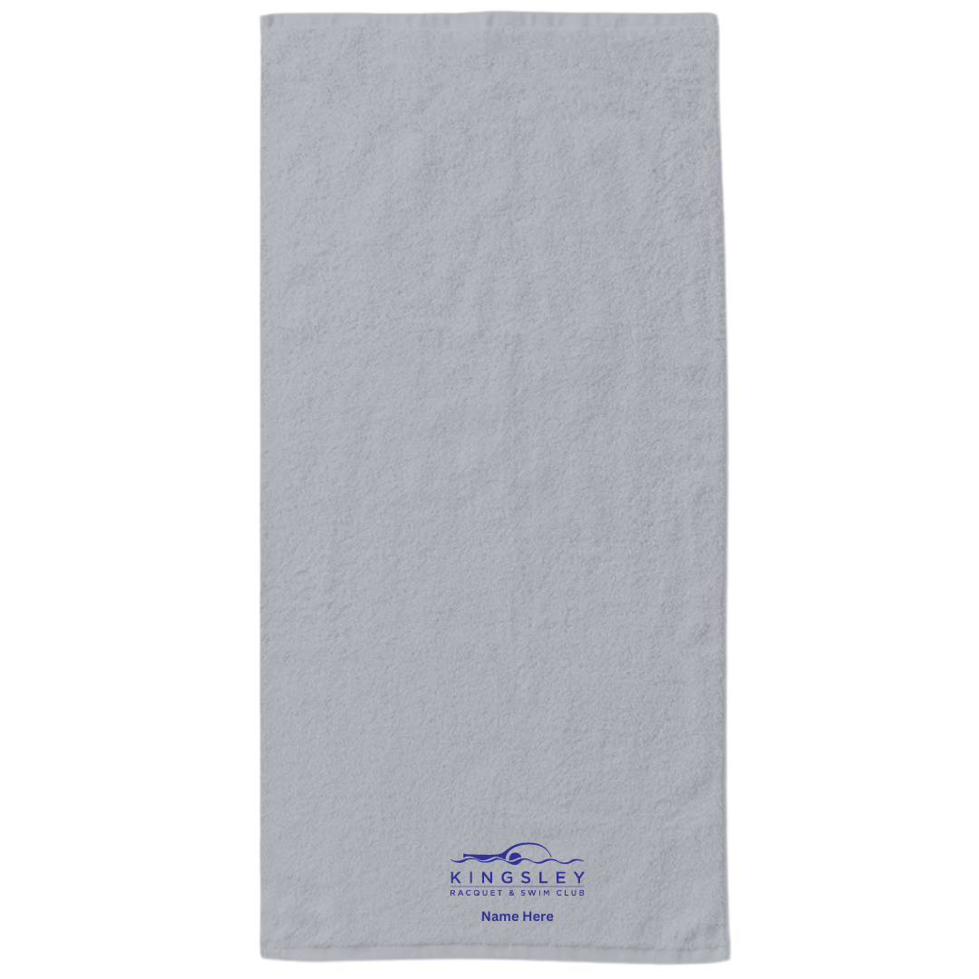 34" x 70" Velour Towel (Embroidered) - Kingsley