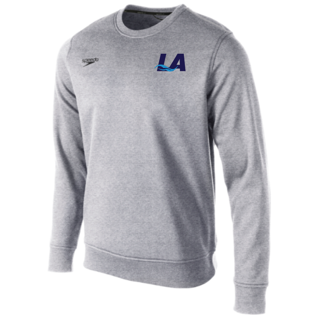 Speedo Fleece Crew Neck Sweatshirt (Customized) - Lanier Aquatics