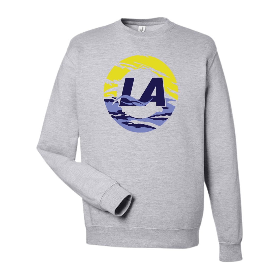 Medium Weight Unisex Crew Neck Sweatshirt (Customized) - Lanier Aquatics