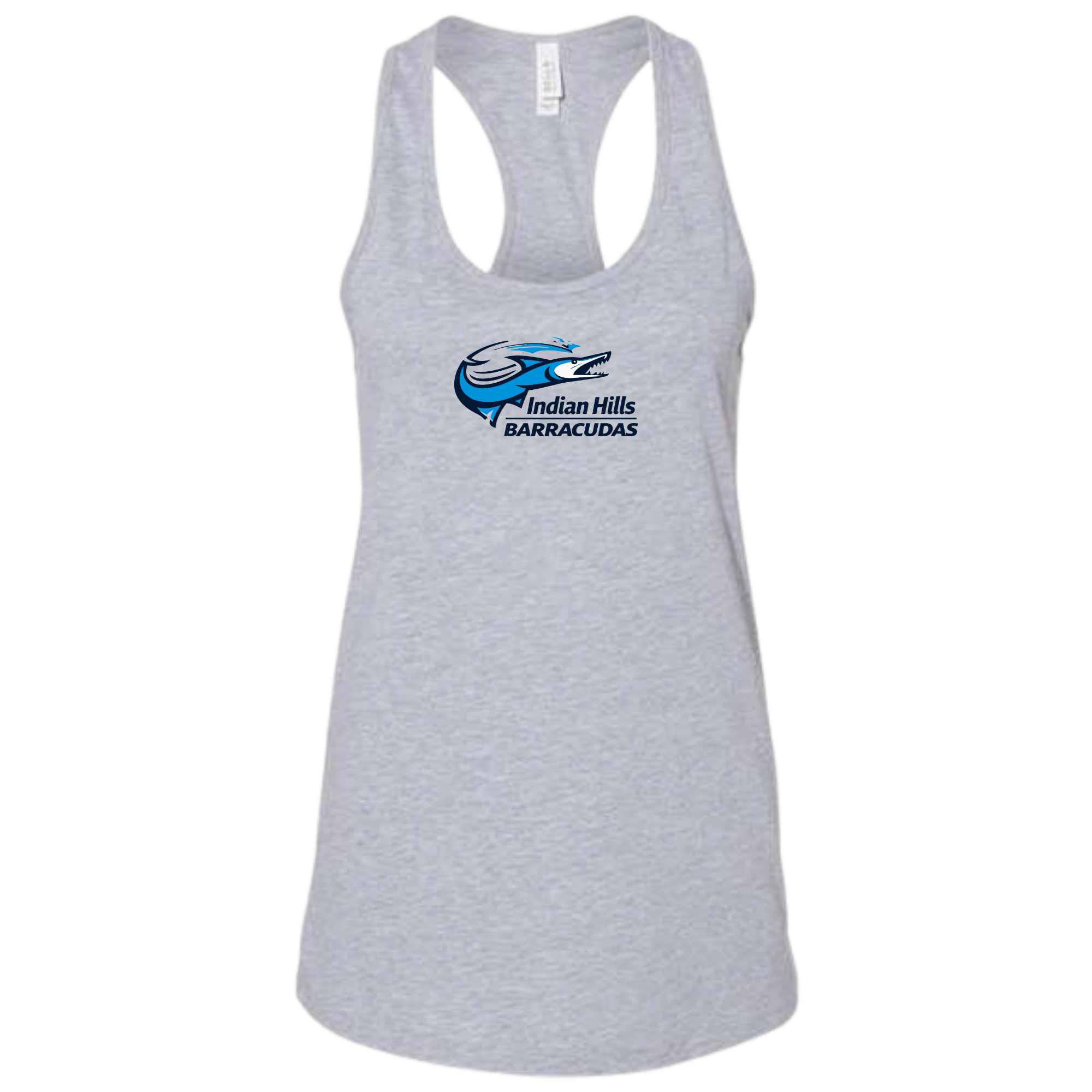 Ladies' Racerback Tank (Customized) - Indian Hills Barracudas