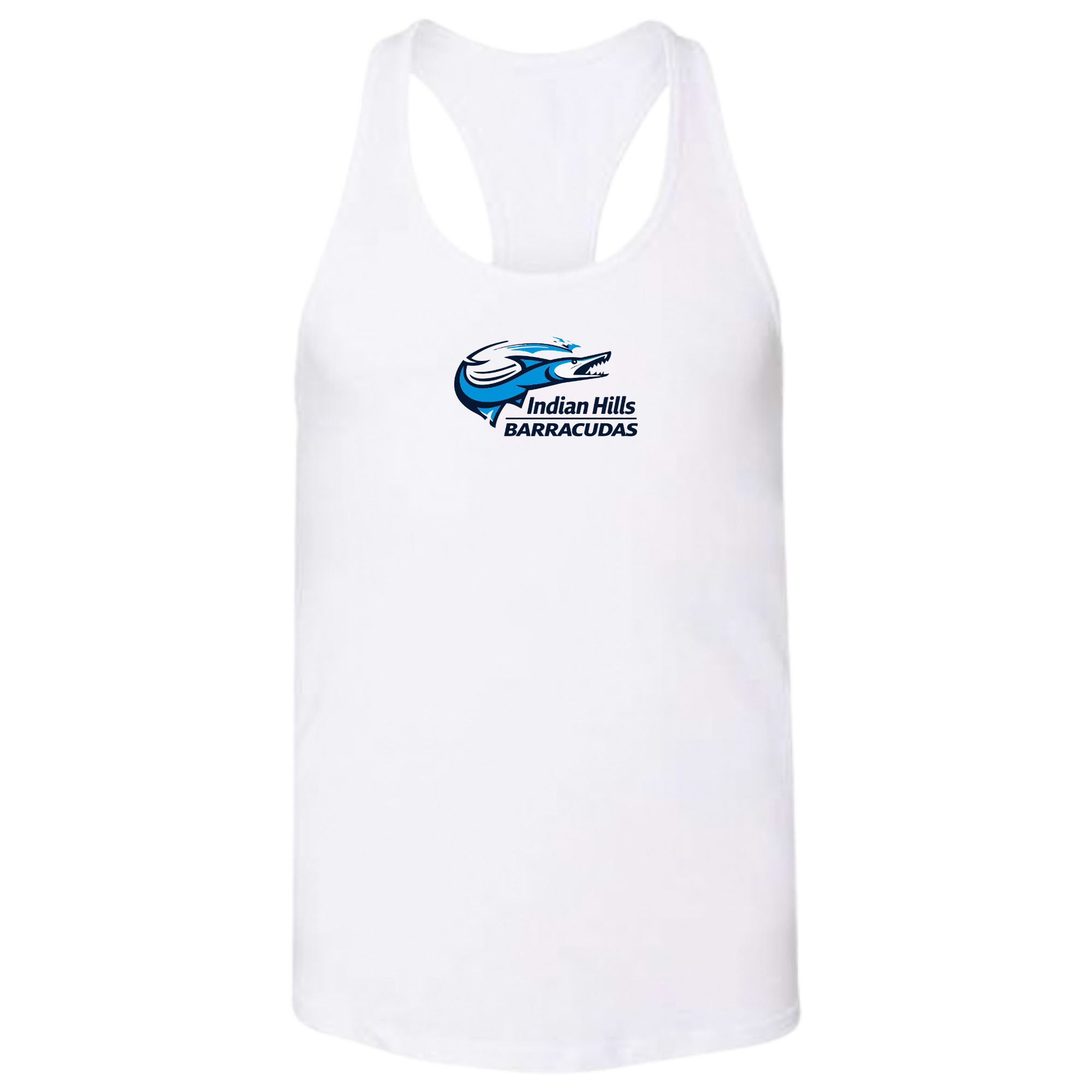 Ladies' Racerback Tank (Customized) - Indian Hills Barracudas