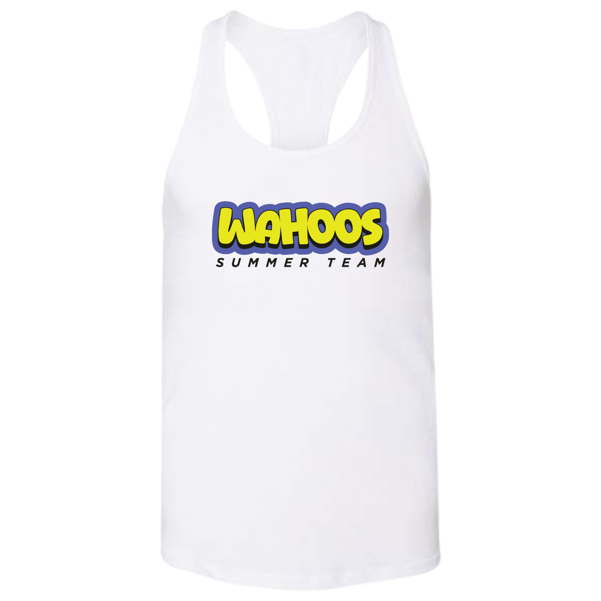Ladies' Racerback Tank (Customized) - Wahoos Summer Team