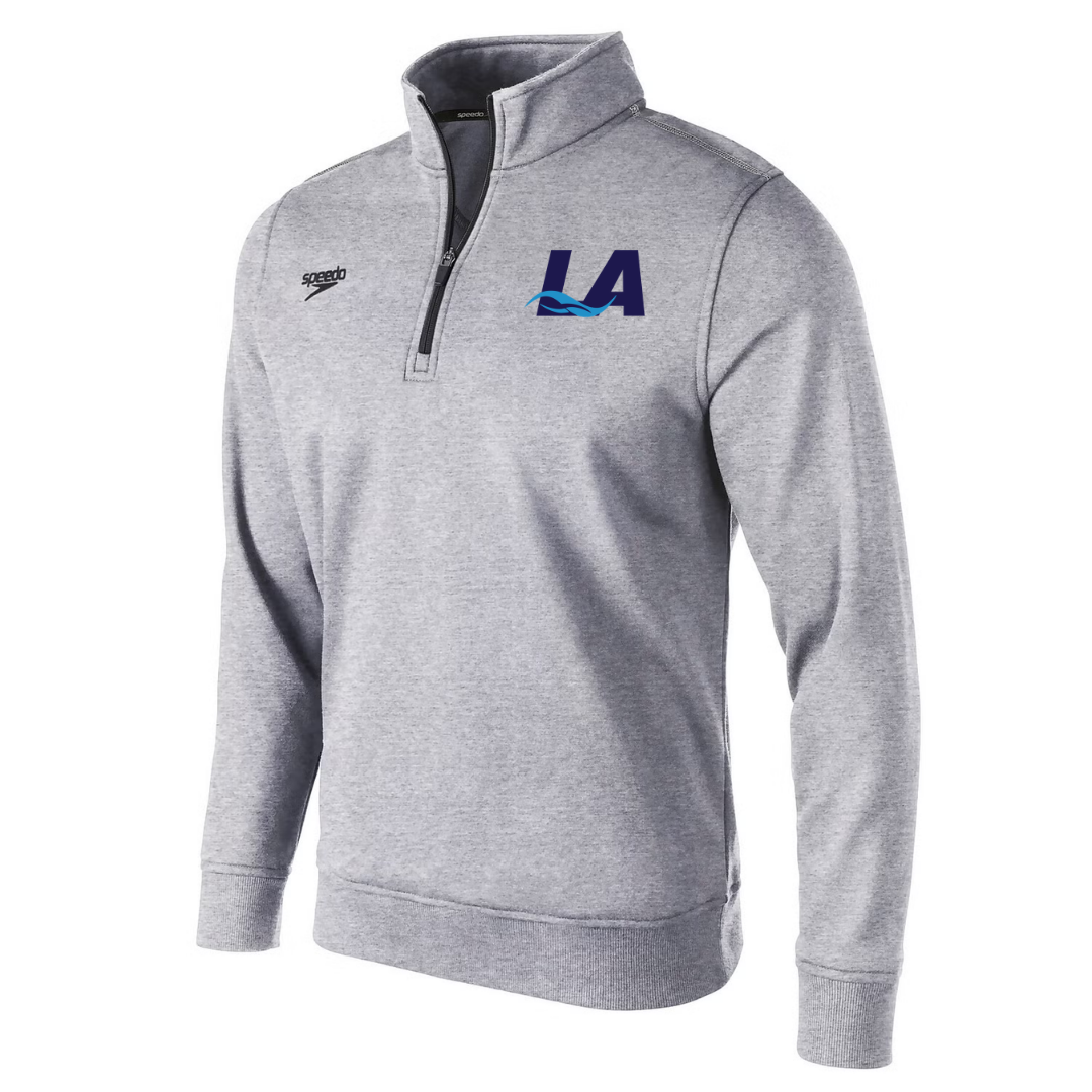 Speedo 1/4 Zip Fleece Sweatshirt (Customized) - Lanier Aquatics