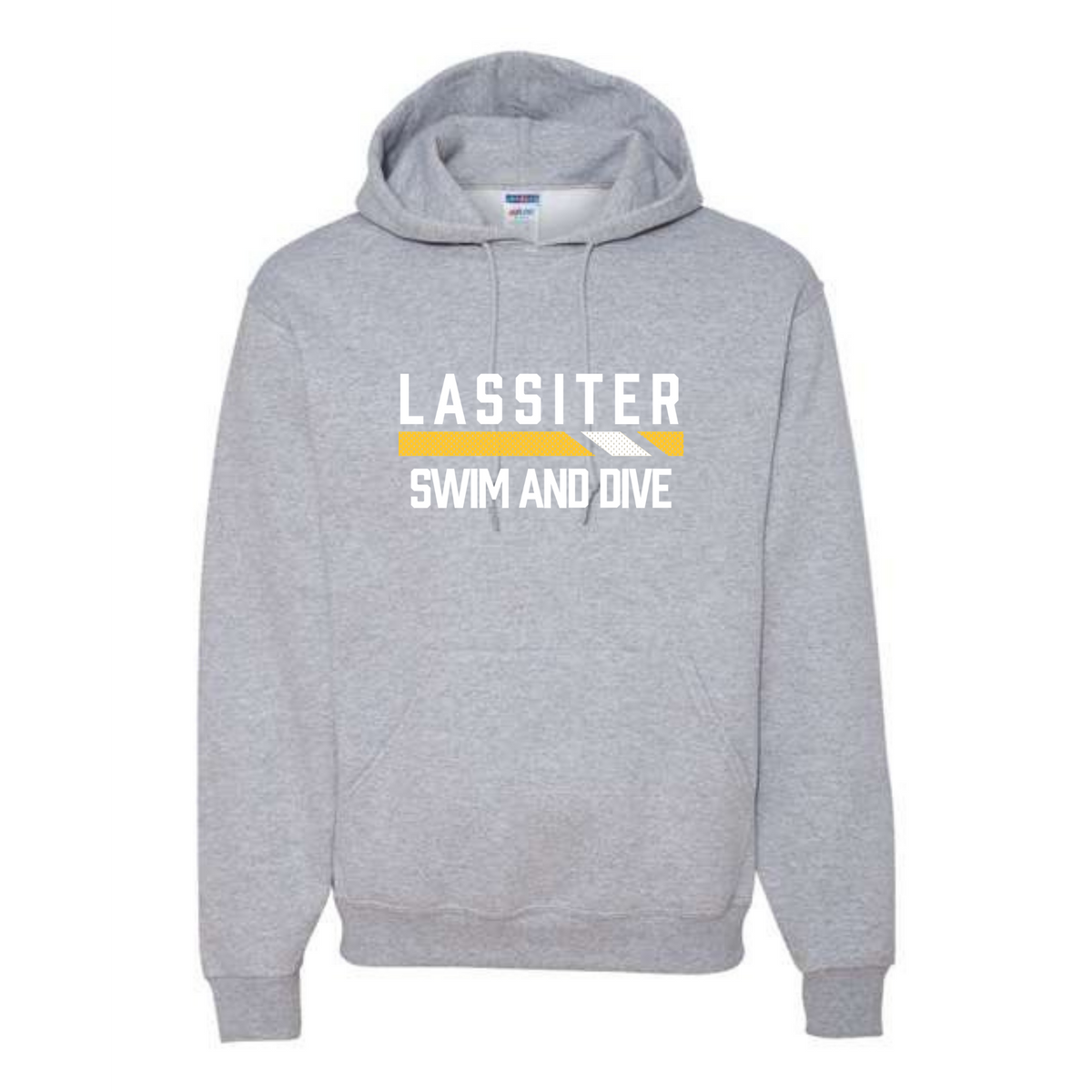 Medium Weight Unisex Hooded Sweatshirt Chest Logo (Customized) - Lassiter