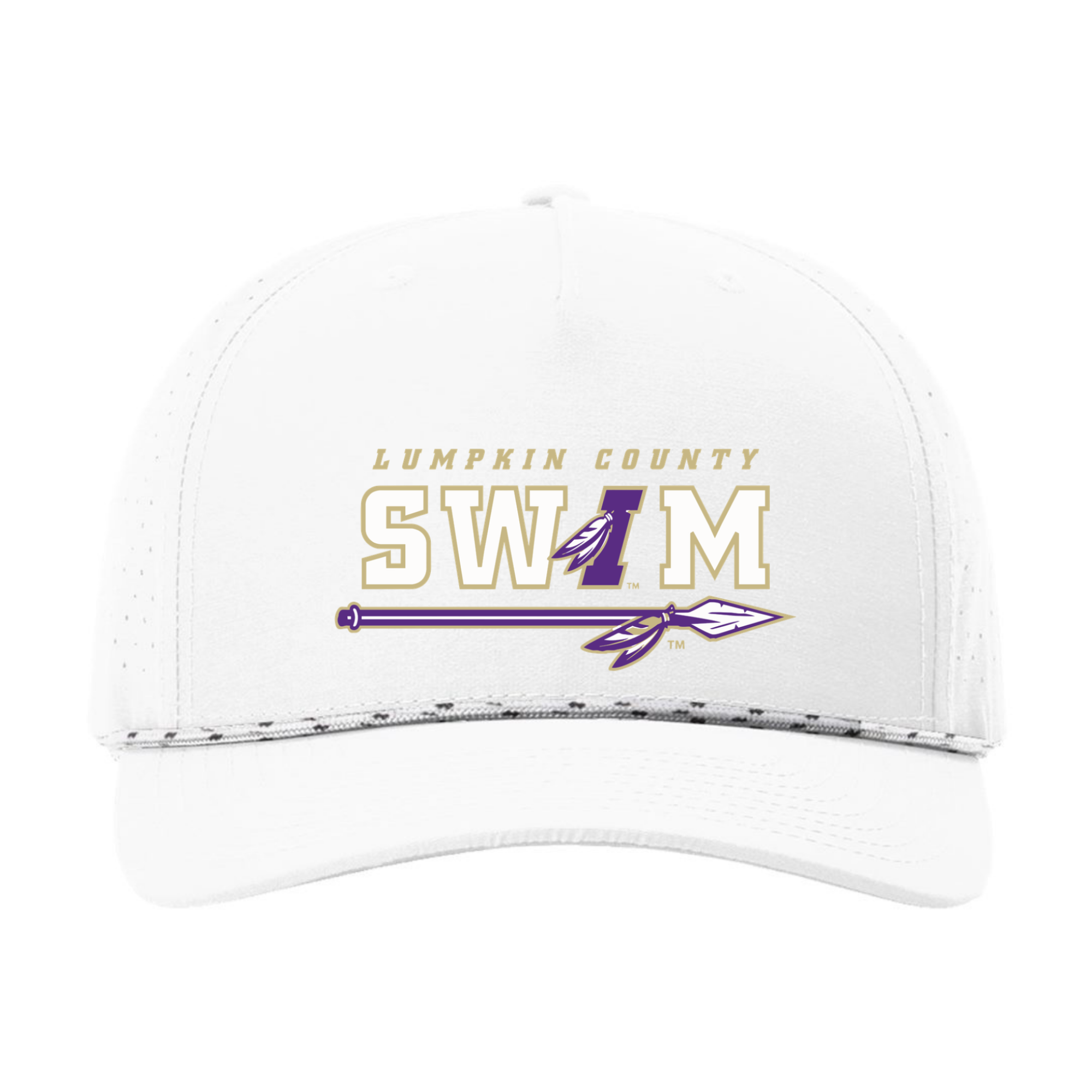 Richardson Laser Performance Rope Cap (Customized) - Lumpkin County Swim Team