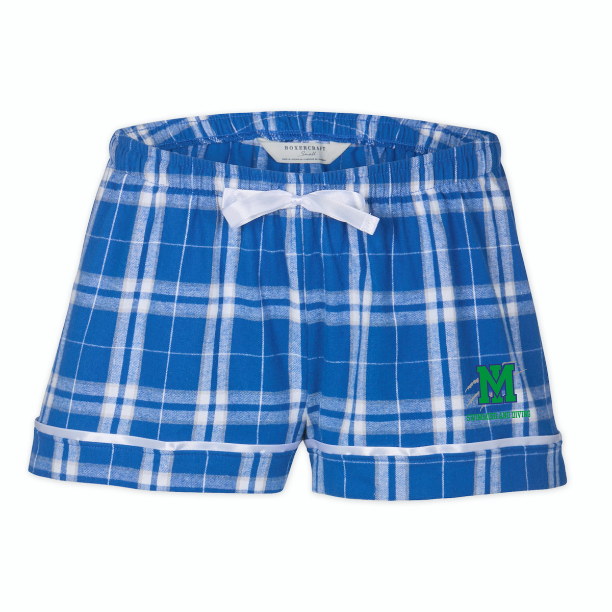 Boxercraft Women's Flannel Short (Heat Press) - Mountain Island Charter High School