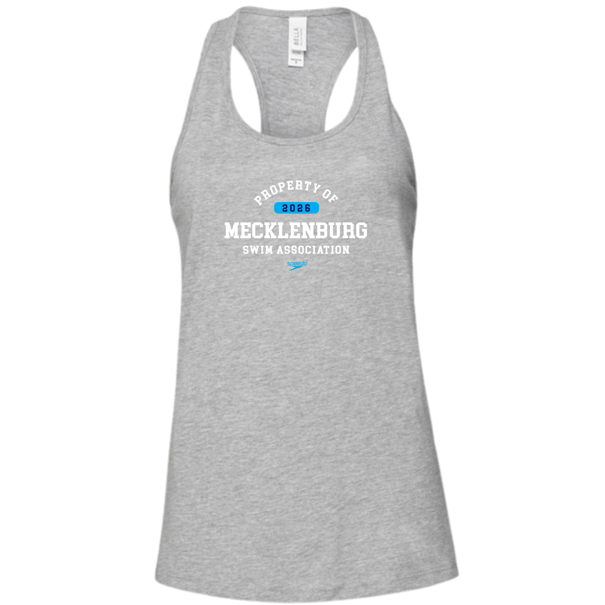 Ladies' Racerback Tank - Property of Mecklenburg Logo (Customized) - MSA