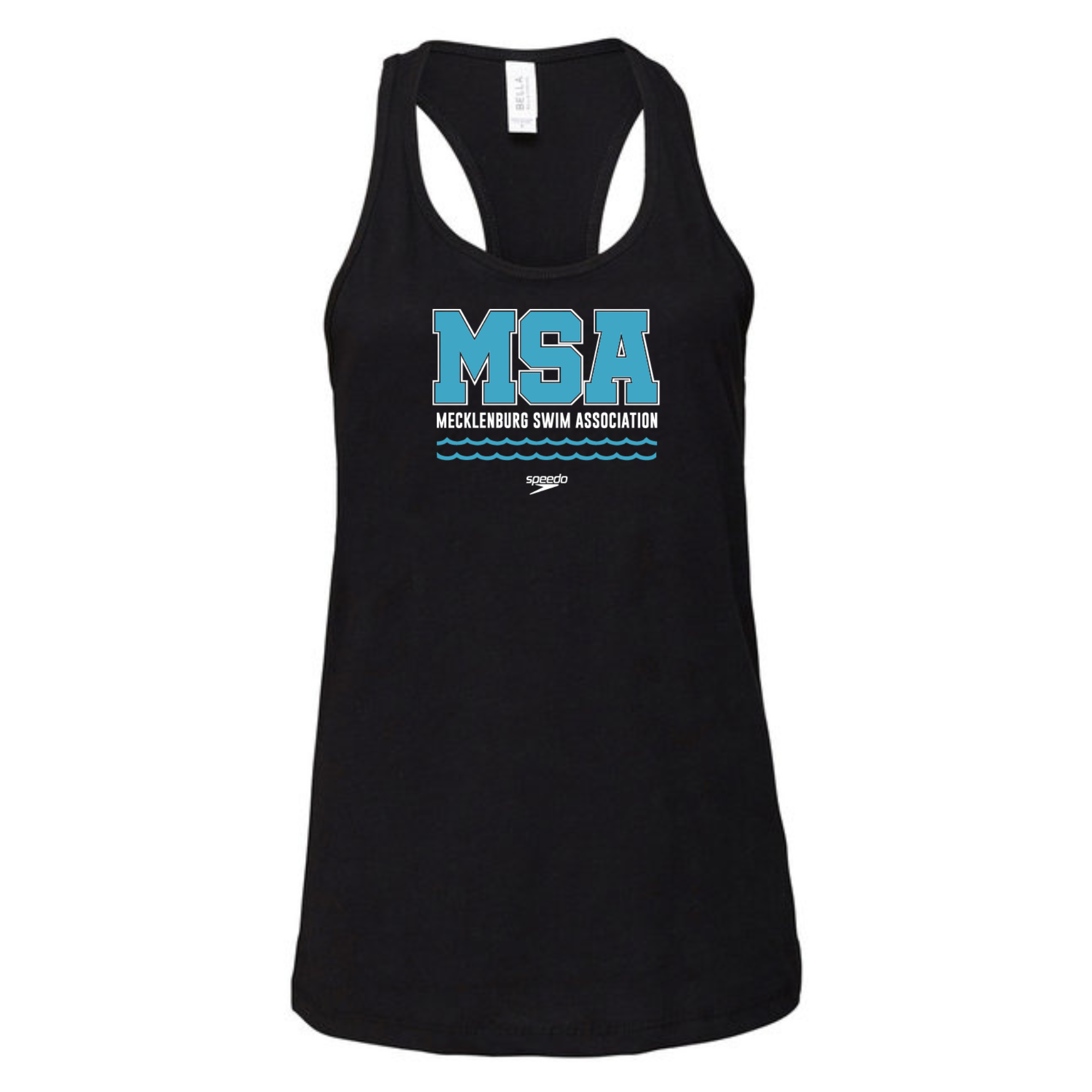Ladies' Racerback Flowy Tank Wave Logo (Customized) - MSA