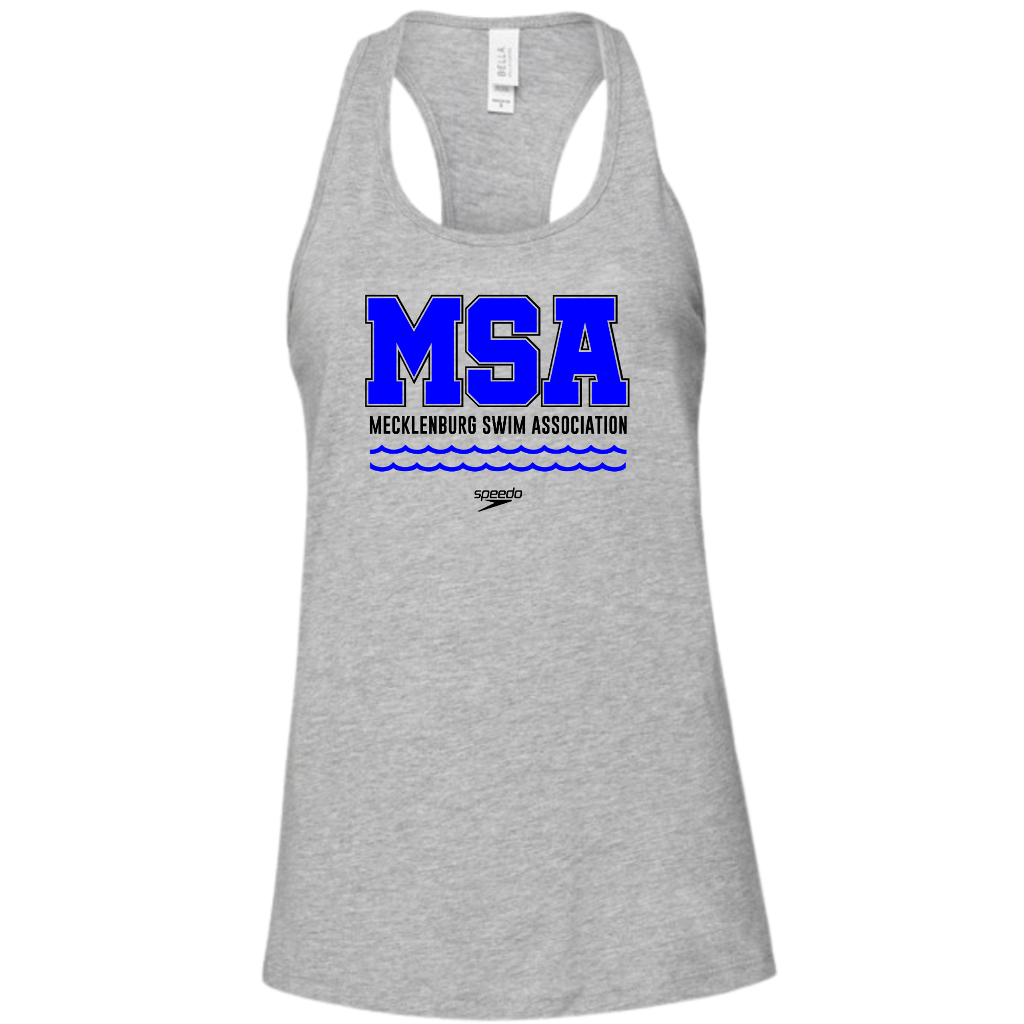 Ladies' Racerback Flowy Tank Wave Logo (Customized) - MSA