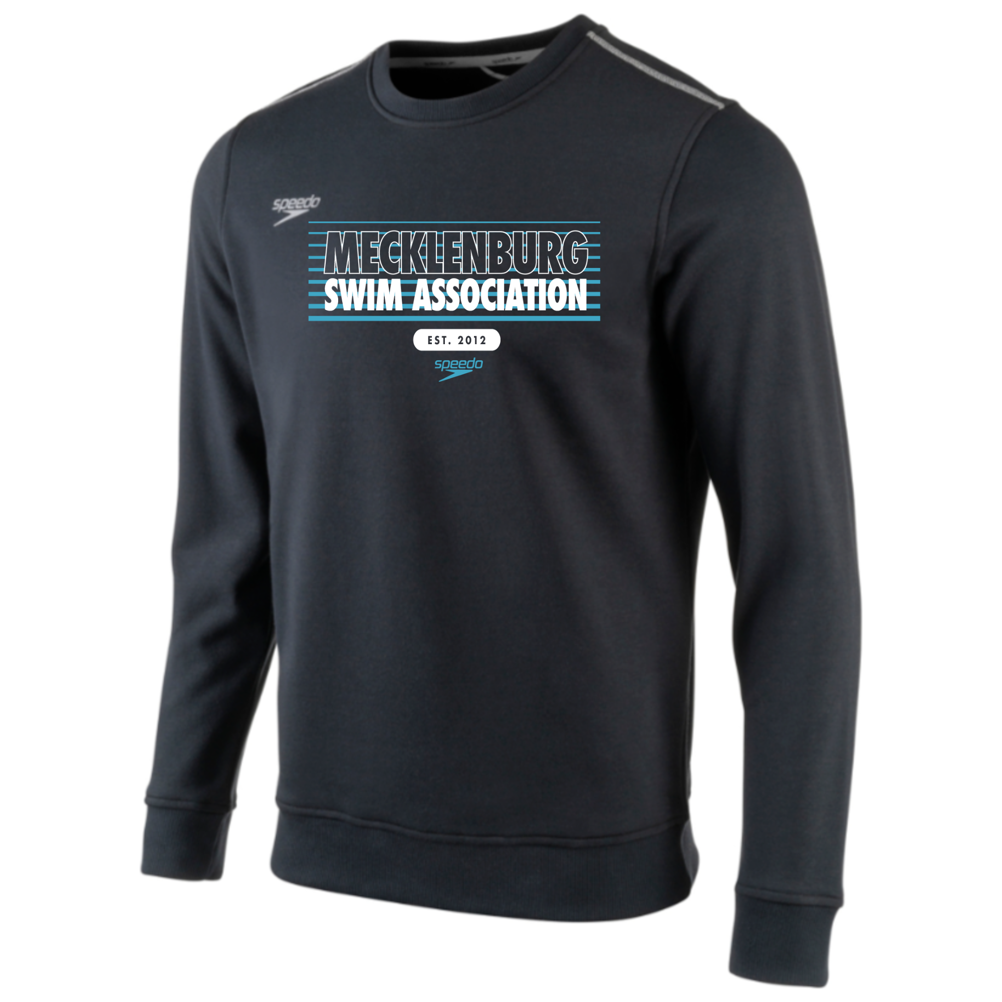 Speedo Fleece Crew Neck Sweatshirt Stripe Logo (Customized) - MSA