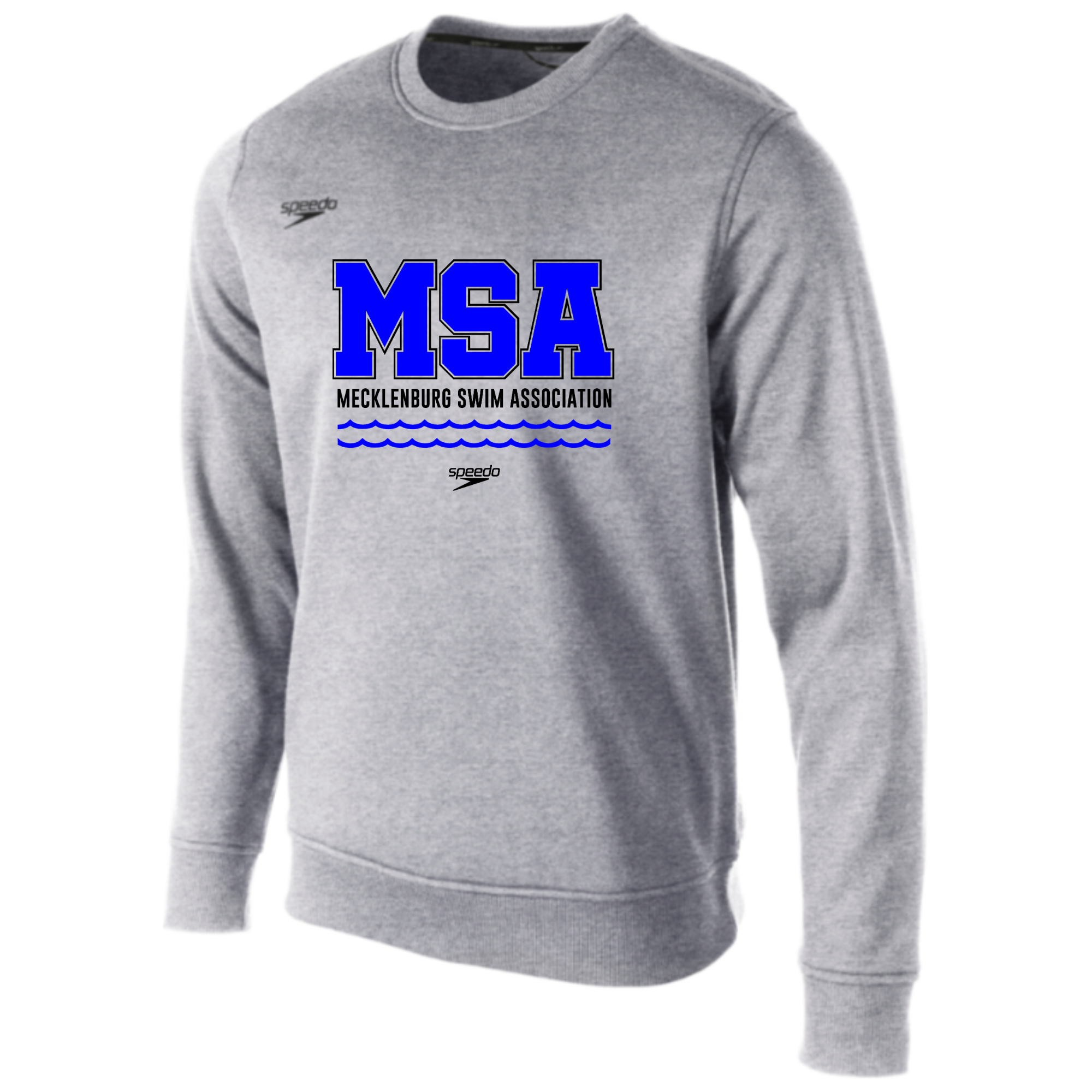 Speedo Fleece Crew Neck Sweatshirt Wave Logo (Customized) - MSA