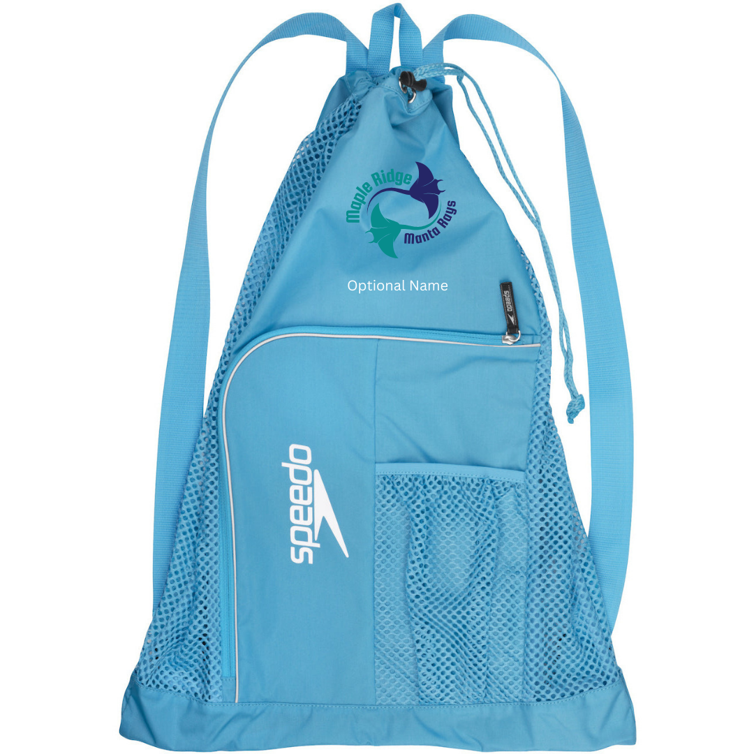 Speedo Deluxe Ventilator Backpack (Customized) - Maple Ridge Mana Rays