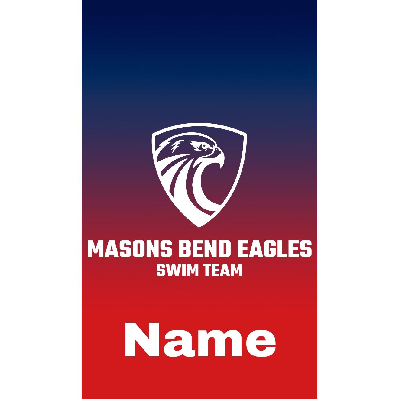 Aluminum Bag Tag (Customized) - Masons Bend