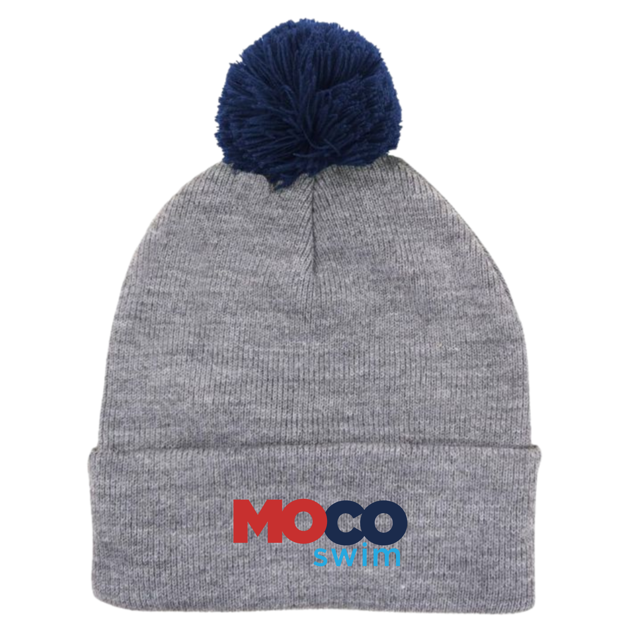 Puff Ball Beanie (Embroidered) - Moco Swim