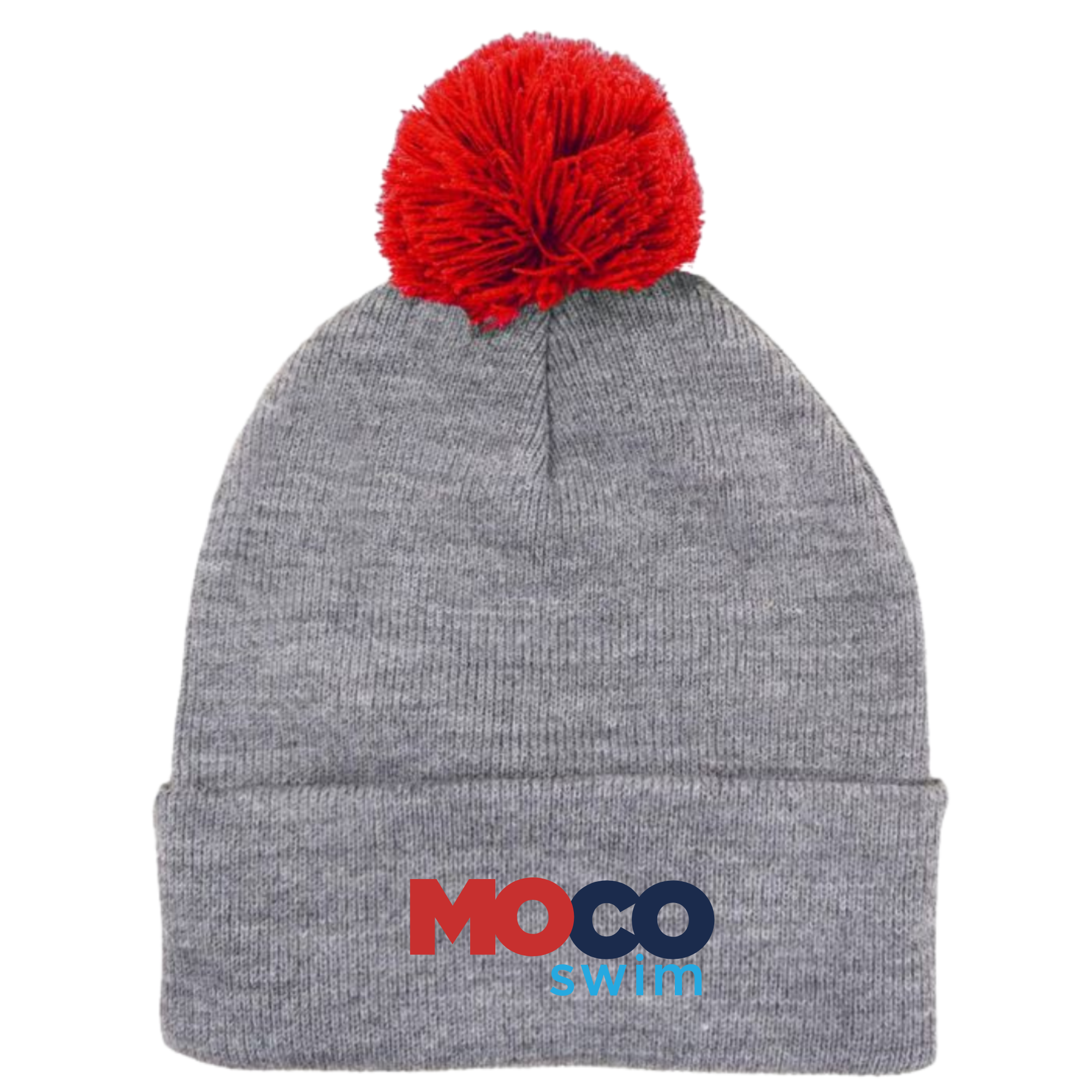 Puff Ball Beanie (Embroidered) - Moco Swim
