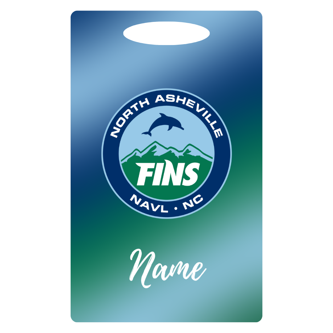 Aluminum Bag Tag (Customized) - North Asheville