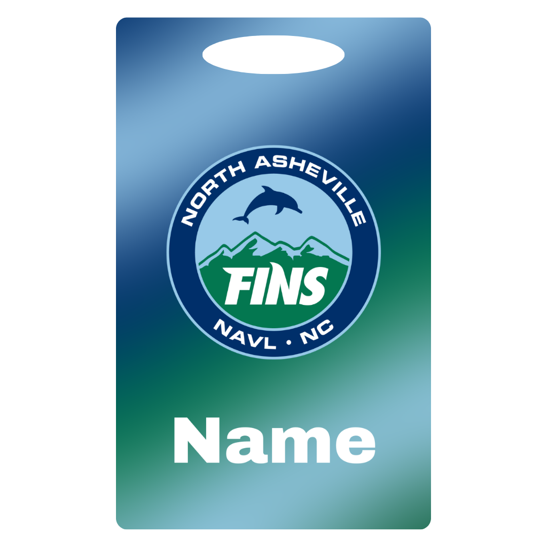 Aluminum Bag Tag (Customized) - North Asheville