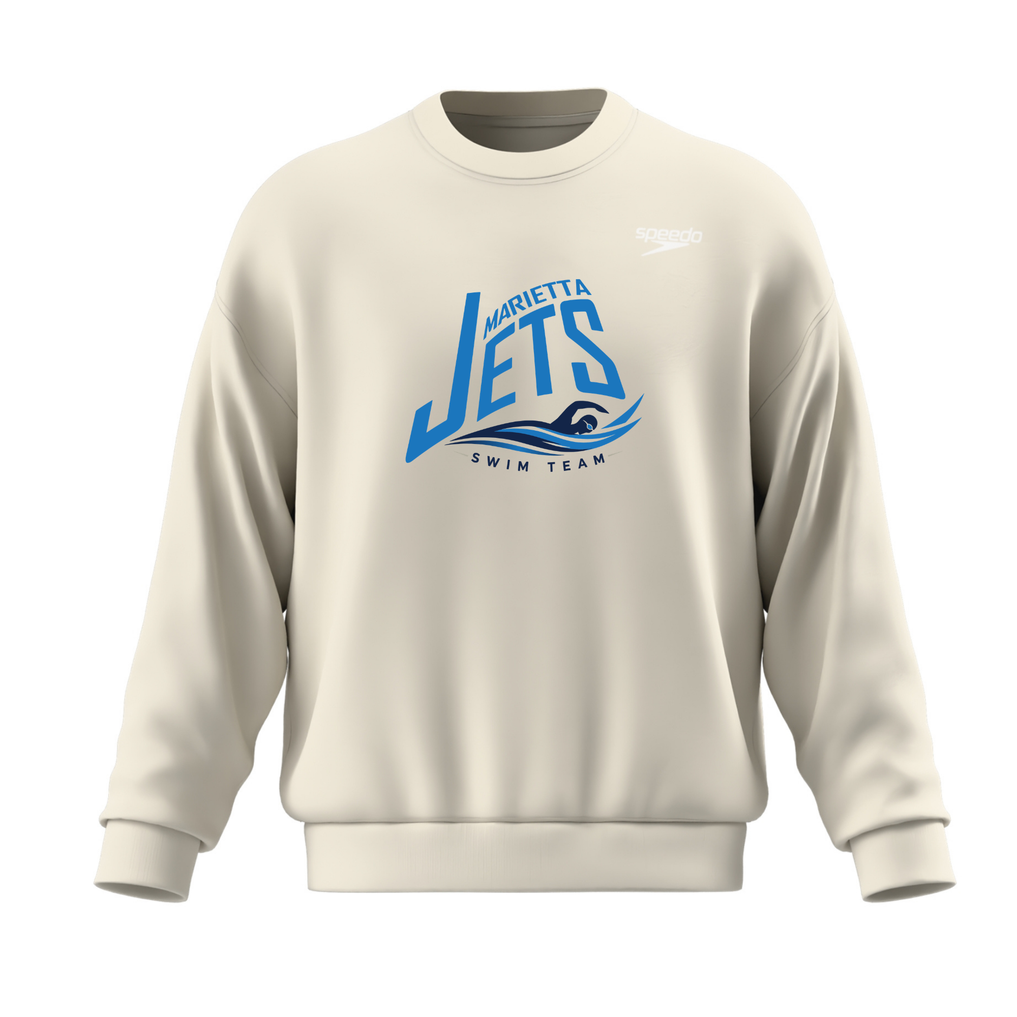 Speedo Unisex Team Crew (Customized) - Marietta Jets
