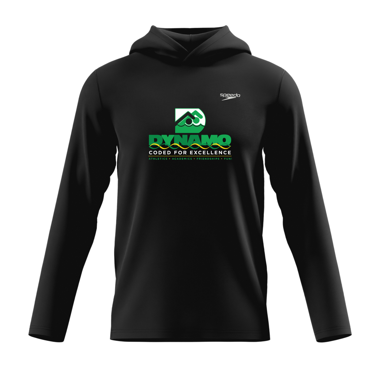 Speedo Unisex Lightweight Jersey Hoodie (Heat Pressed) - Dynamo Swim Club