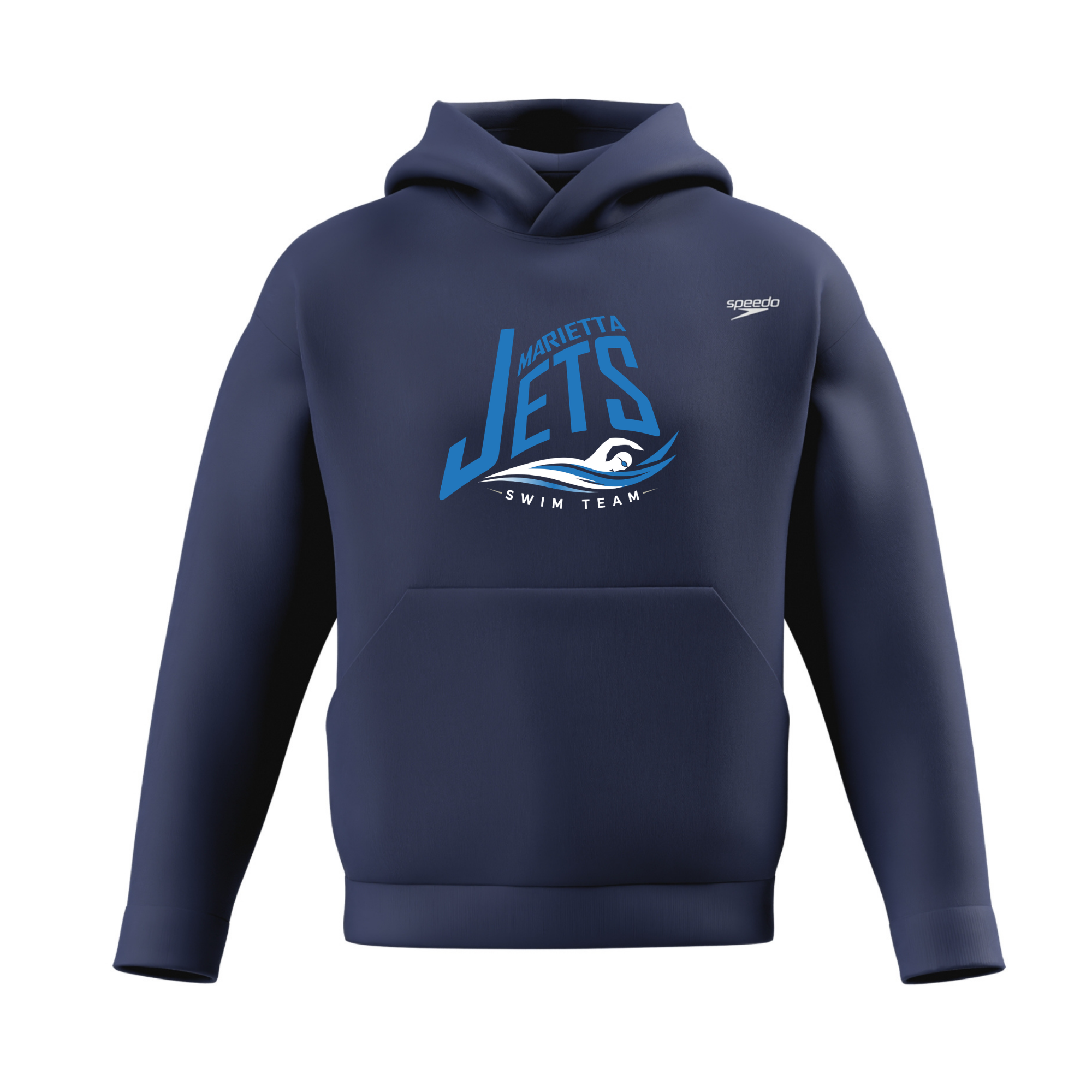 Speedo Unisex Team Fleece Hoodie (Customized) - Marietta Jets