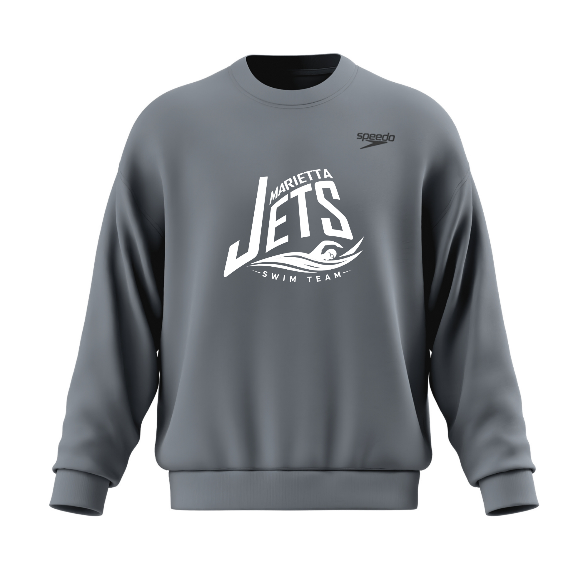 Speedo Unisex Team Crew (Customized) - Marietta Jets