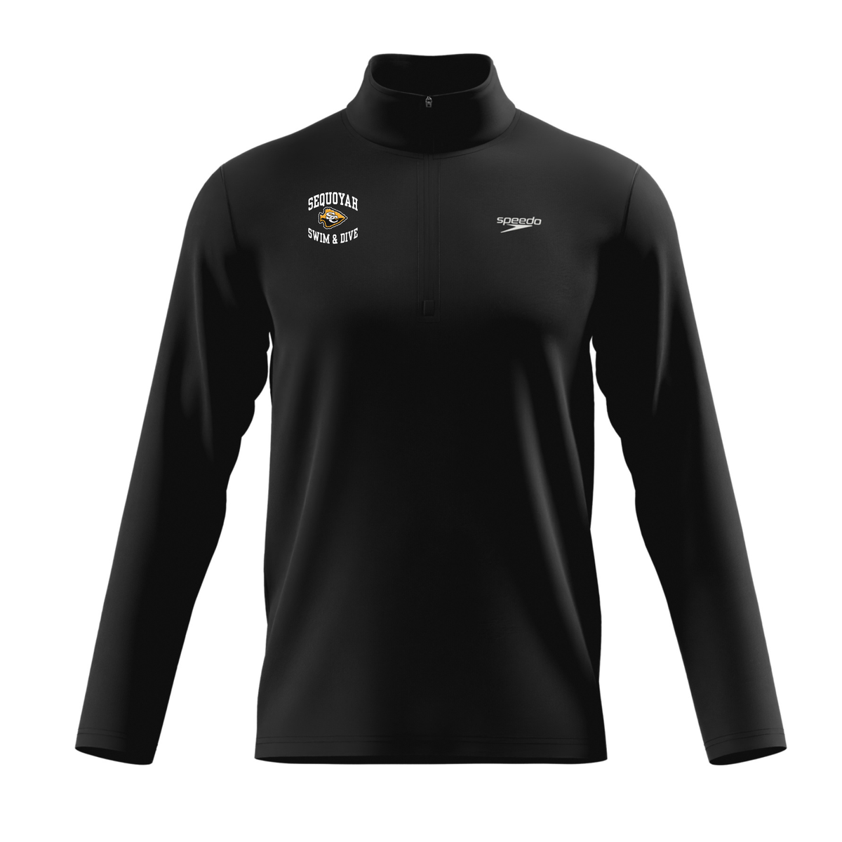 Speedo Unisex Lightweight Jersey 1/4 Zip (Customized) - Sequoyah High School
