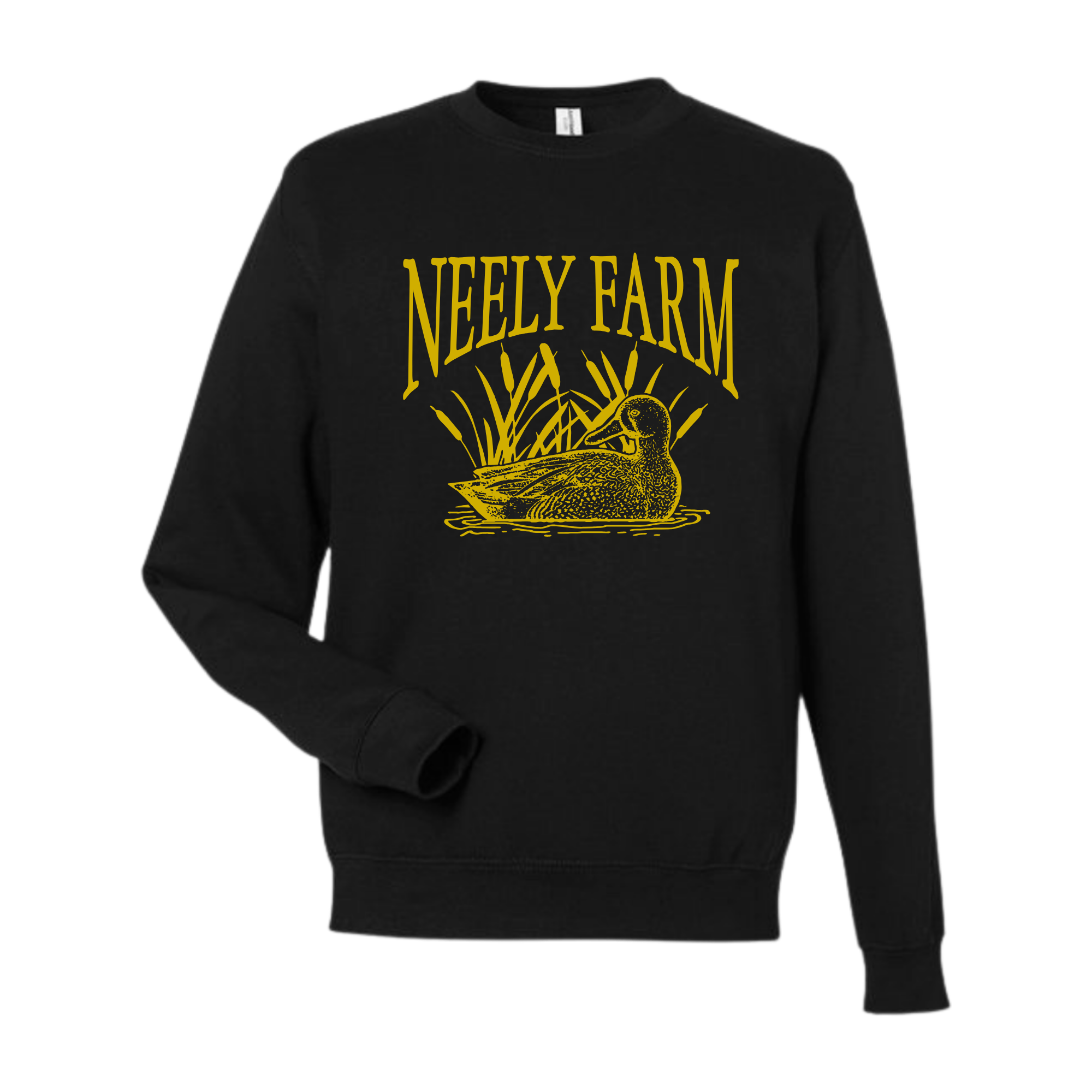 Medium Weight Unisex Crew Neck Sweatshirt Classic Logo (Customized) - Neely Farm