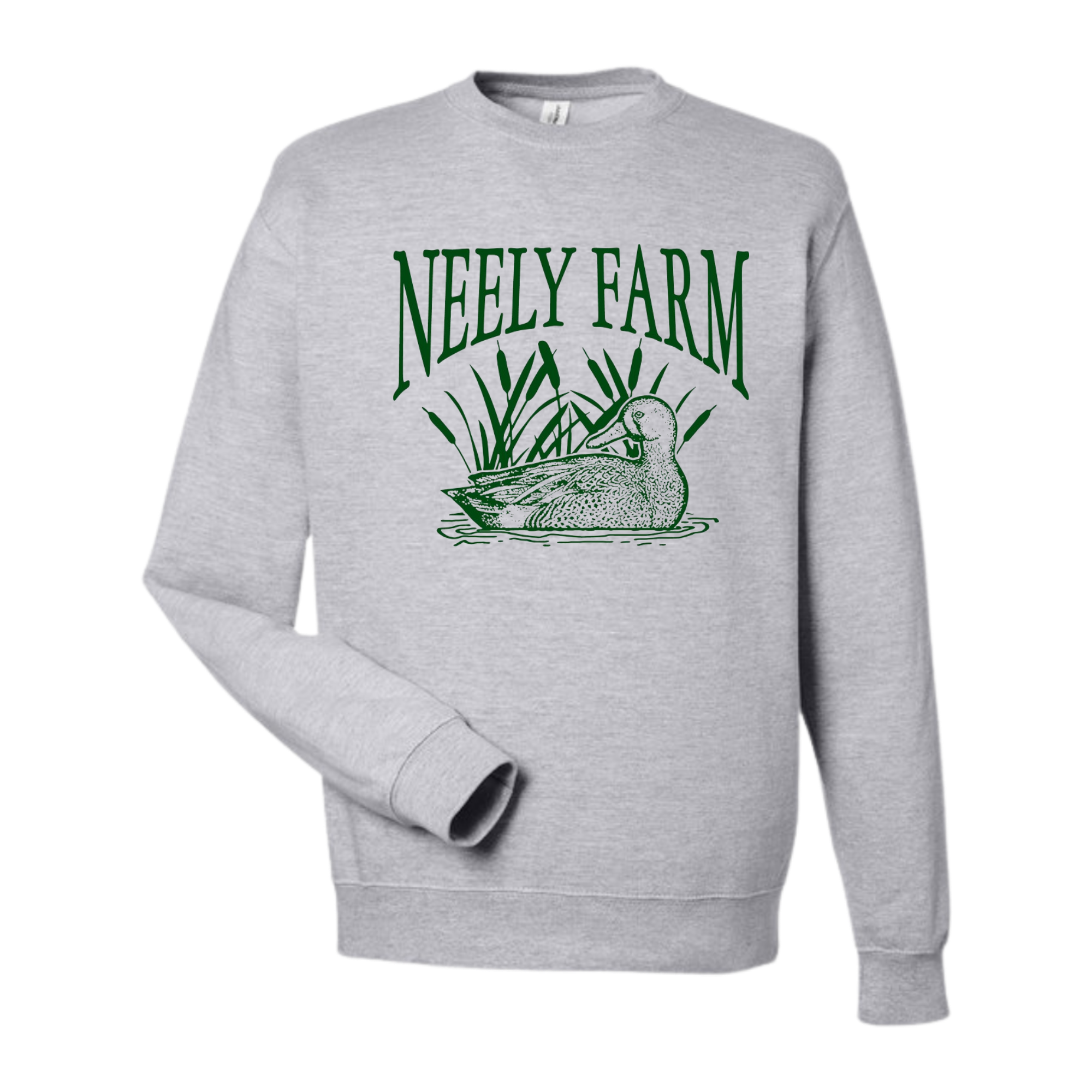 Medium Weight Unisex Crew Neck Sweatshirt Classic Logo (Customized) - Neely Farm