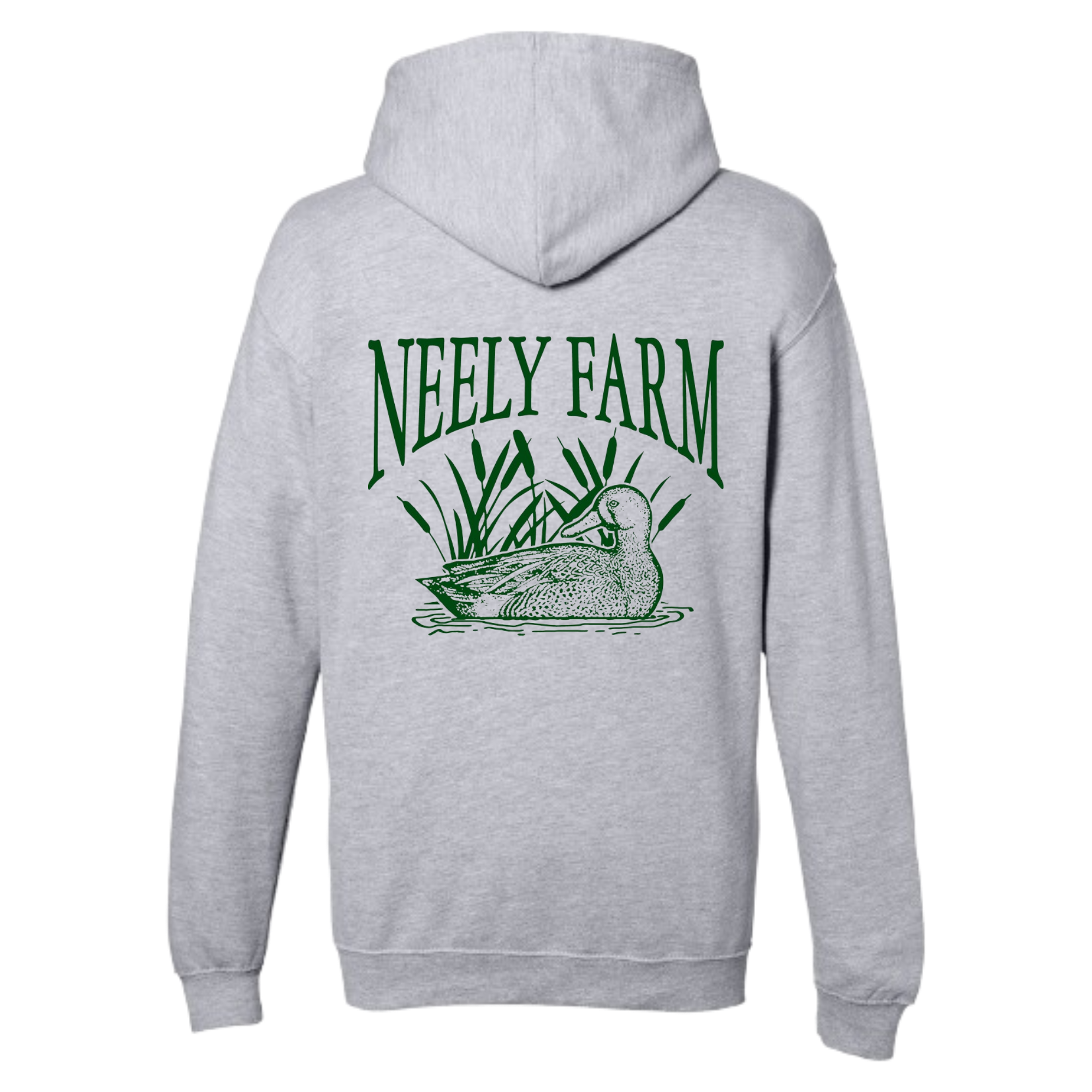 Medium Weight Unisex Hooded Sweatshirt Double Logo (Customized) - Neely Farm